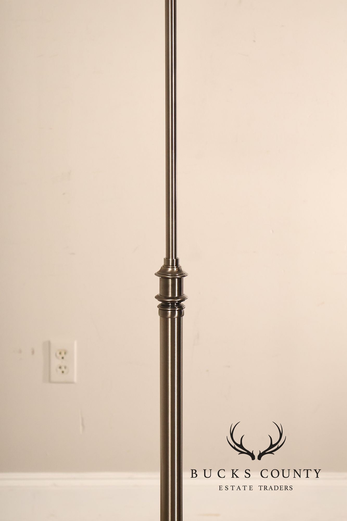 Restoration Hardware Adjustable Height Steel Floor Lamp