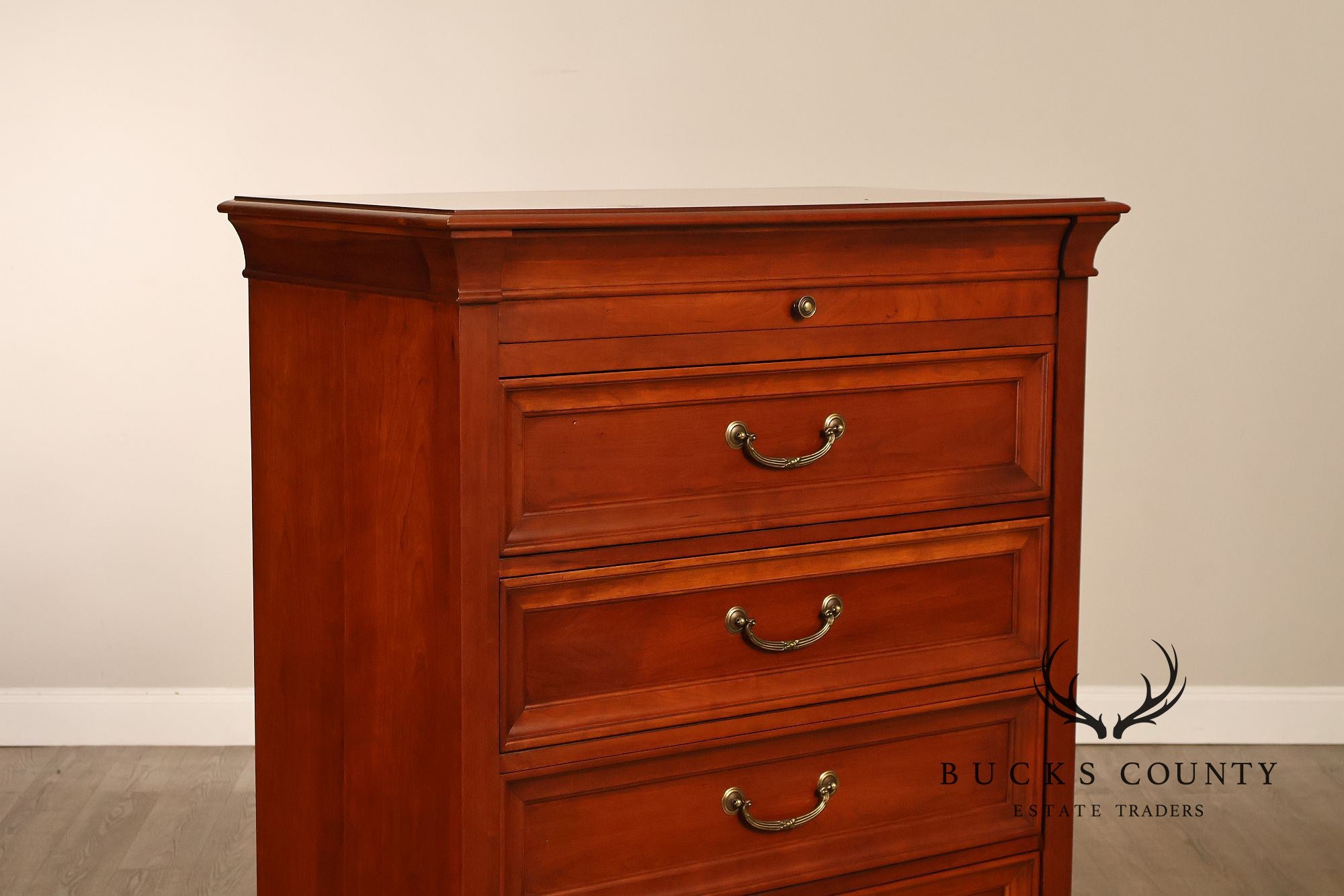 Ethan Allen 'Medallion' Cherry Tall Chest of Drawers