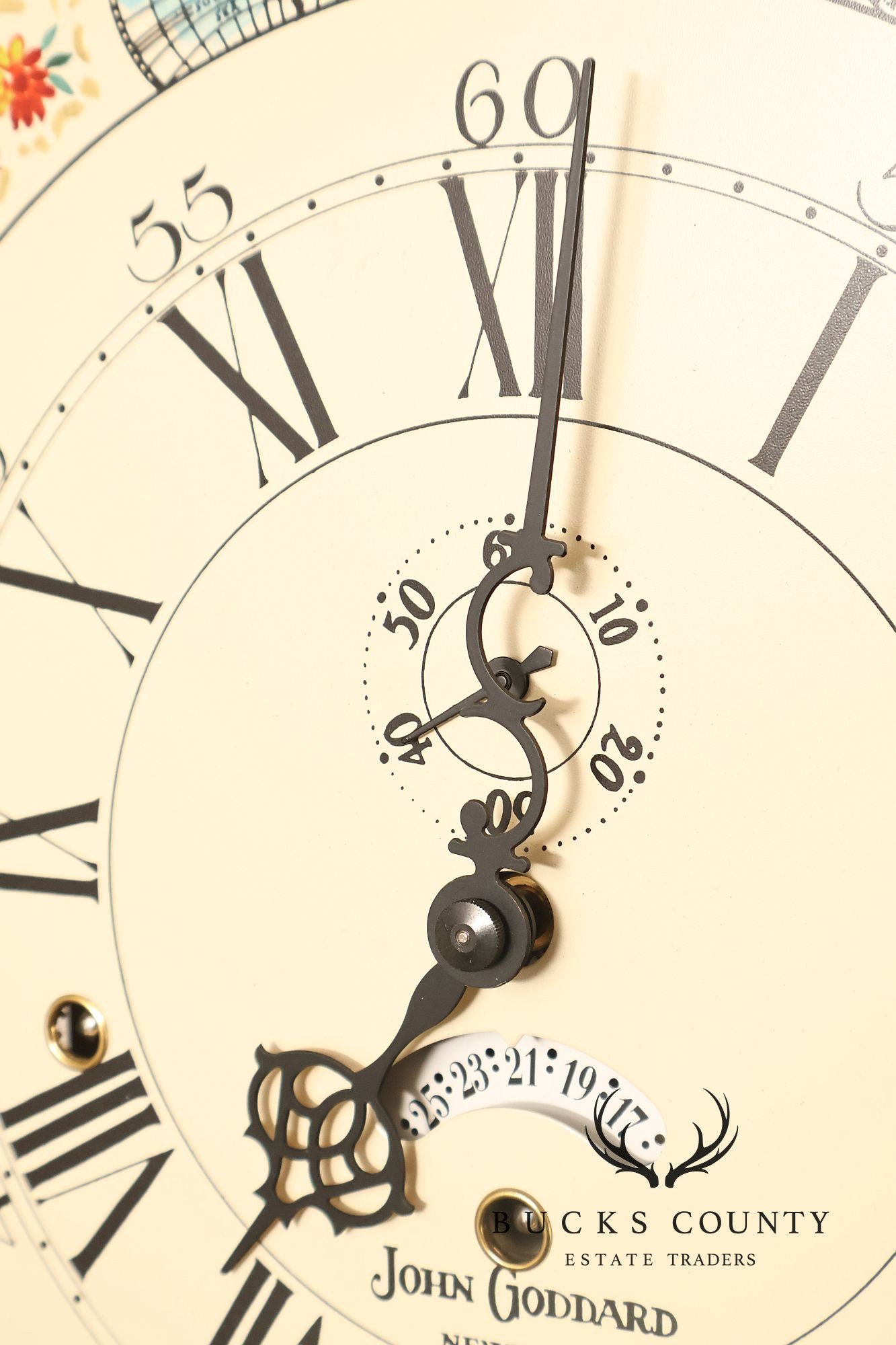 Sligh John Goddard Cherry Newport Tall Cased Grandfather Clock