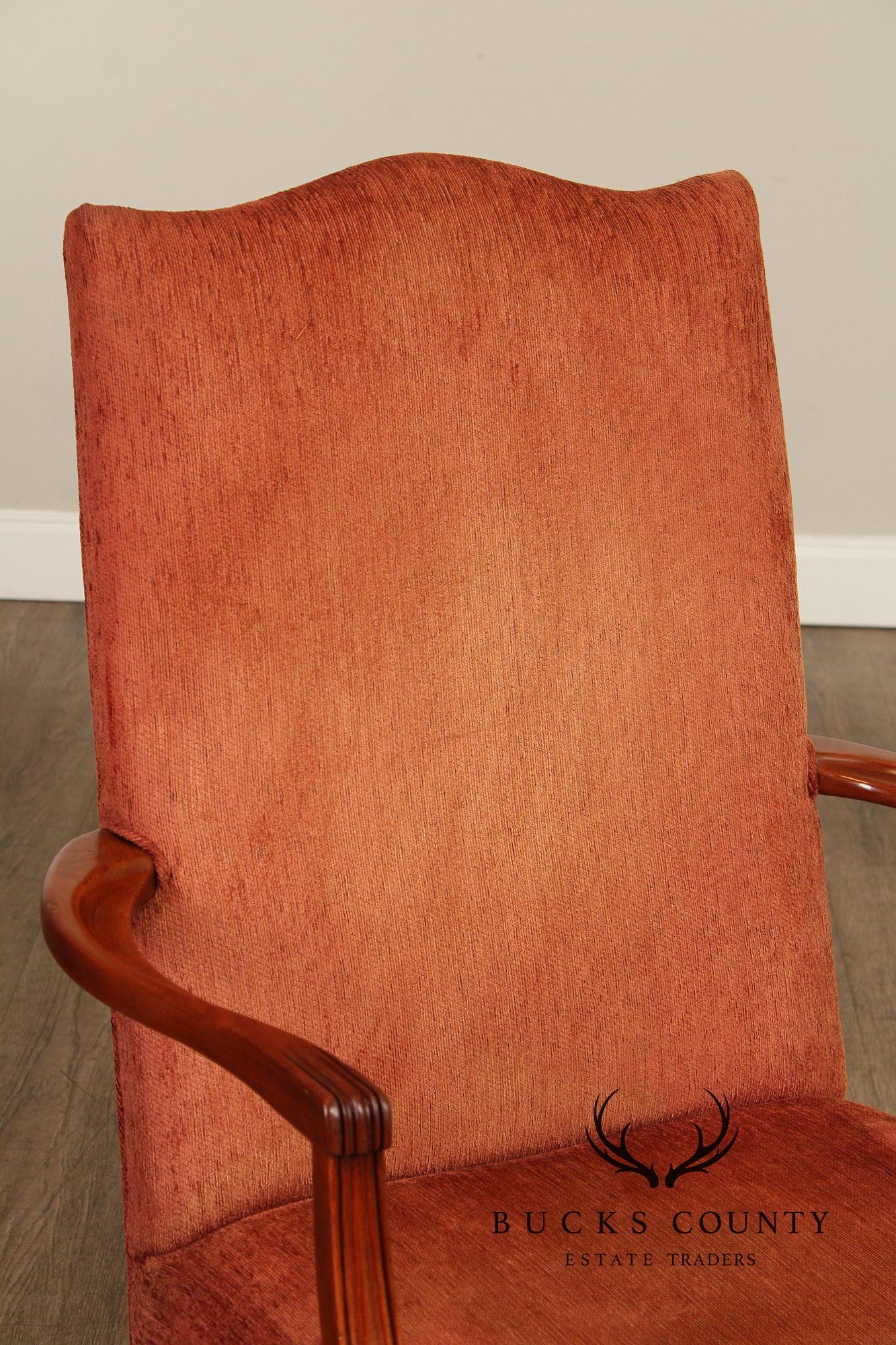 Councill Carved Mahogany Martha Washington Chair