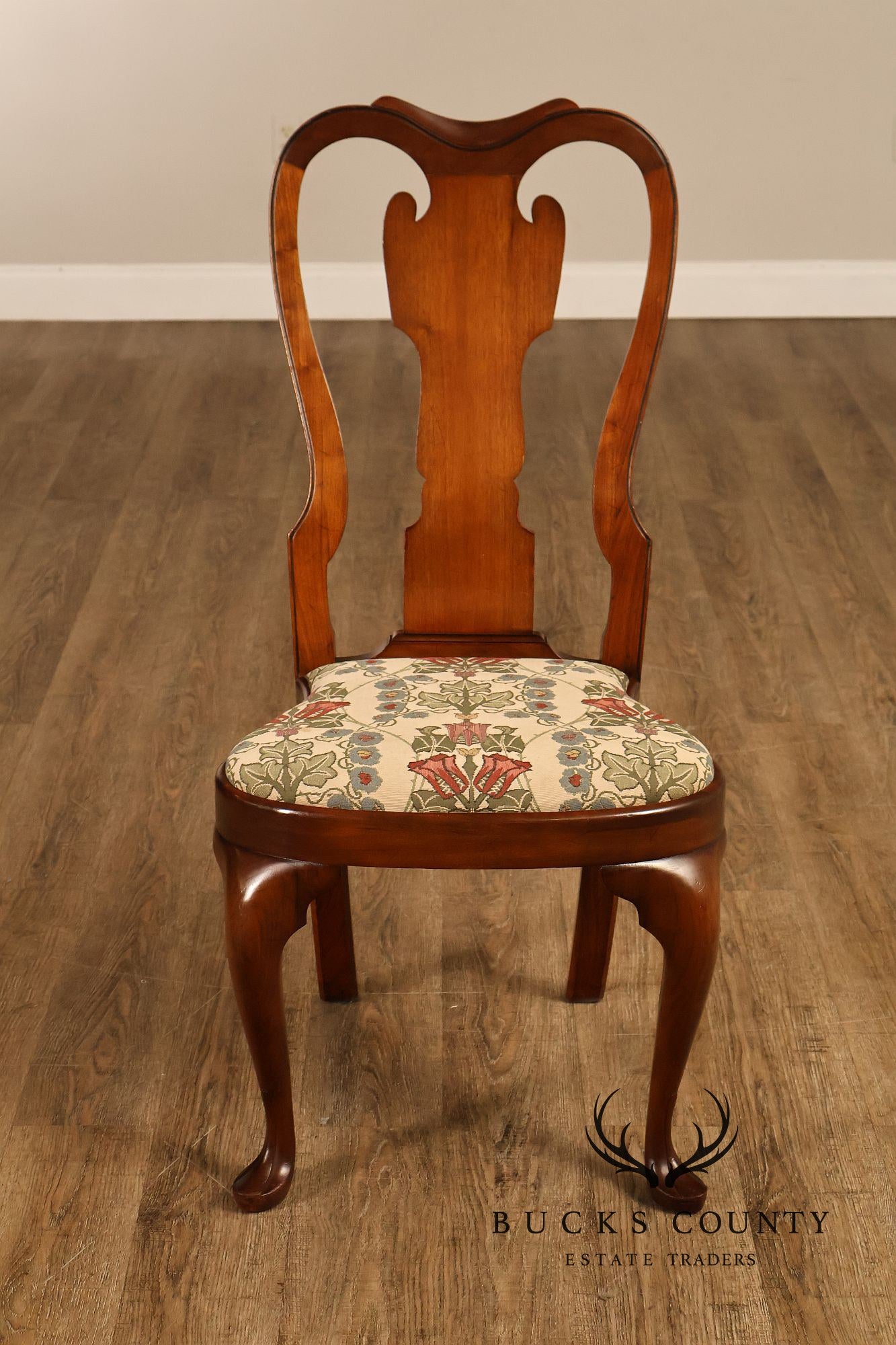 Saybolt Cleland Queen Anne Style Walnut Side Chair