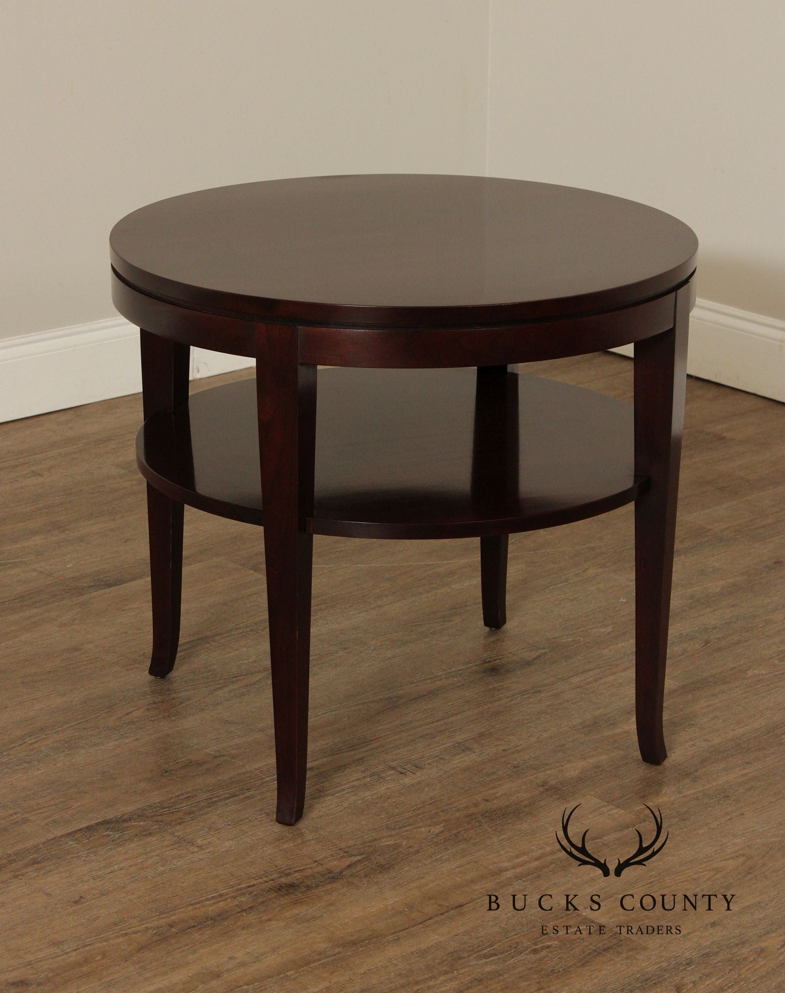 Stickley Metropolitan Collection Round Cherry Lamp Table