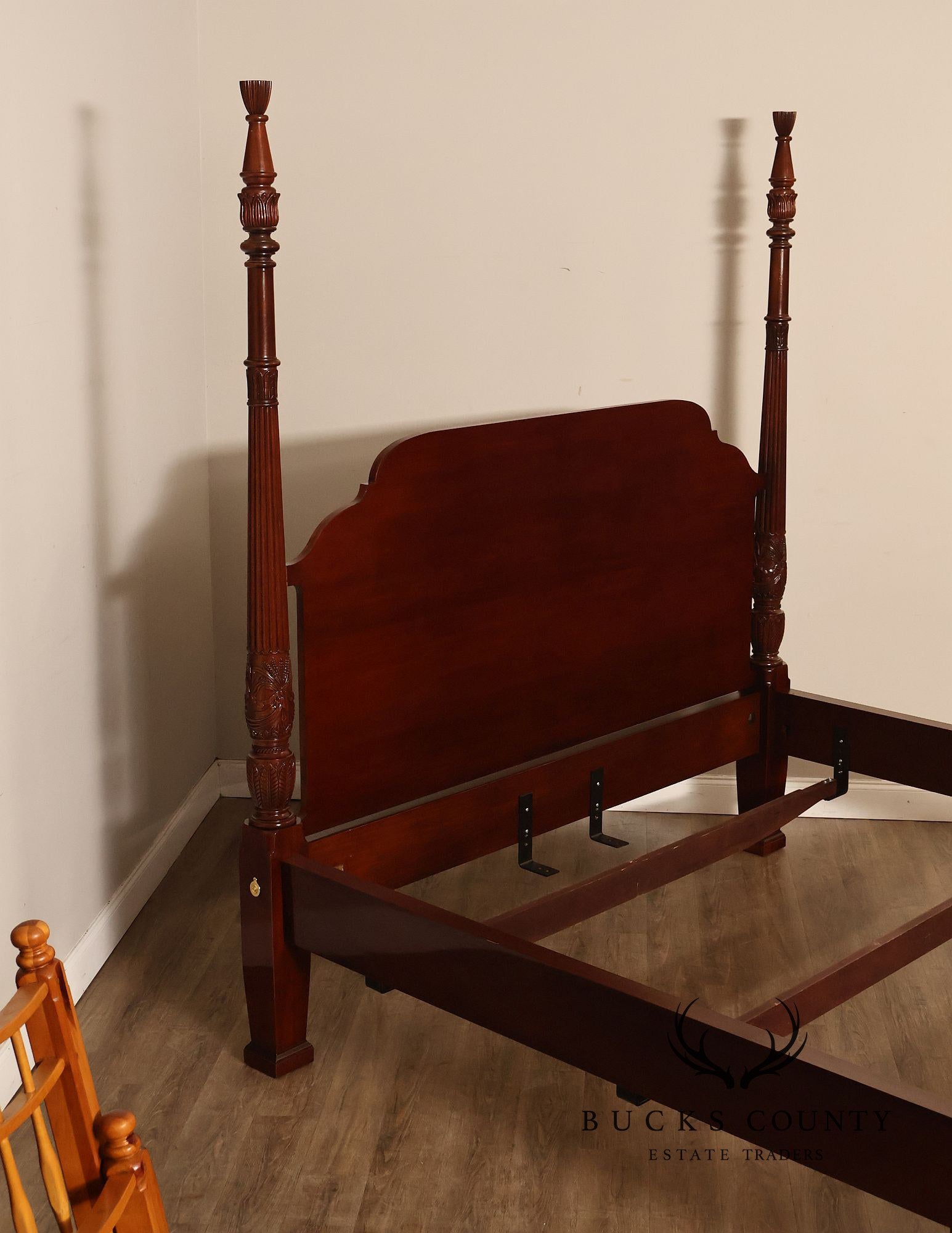 Councill King Size Mahogany Poster Bed Frame