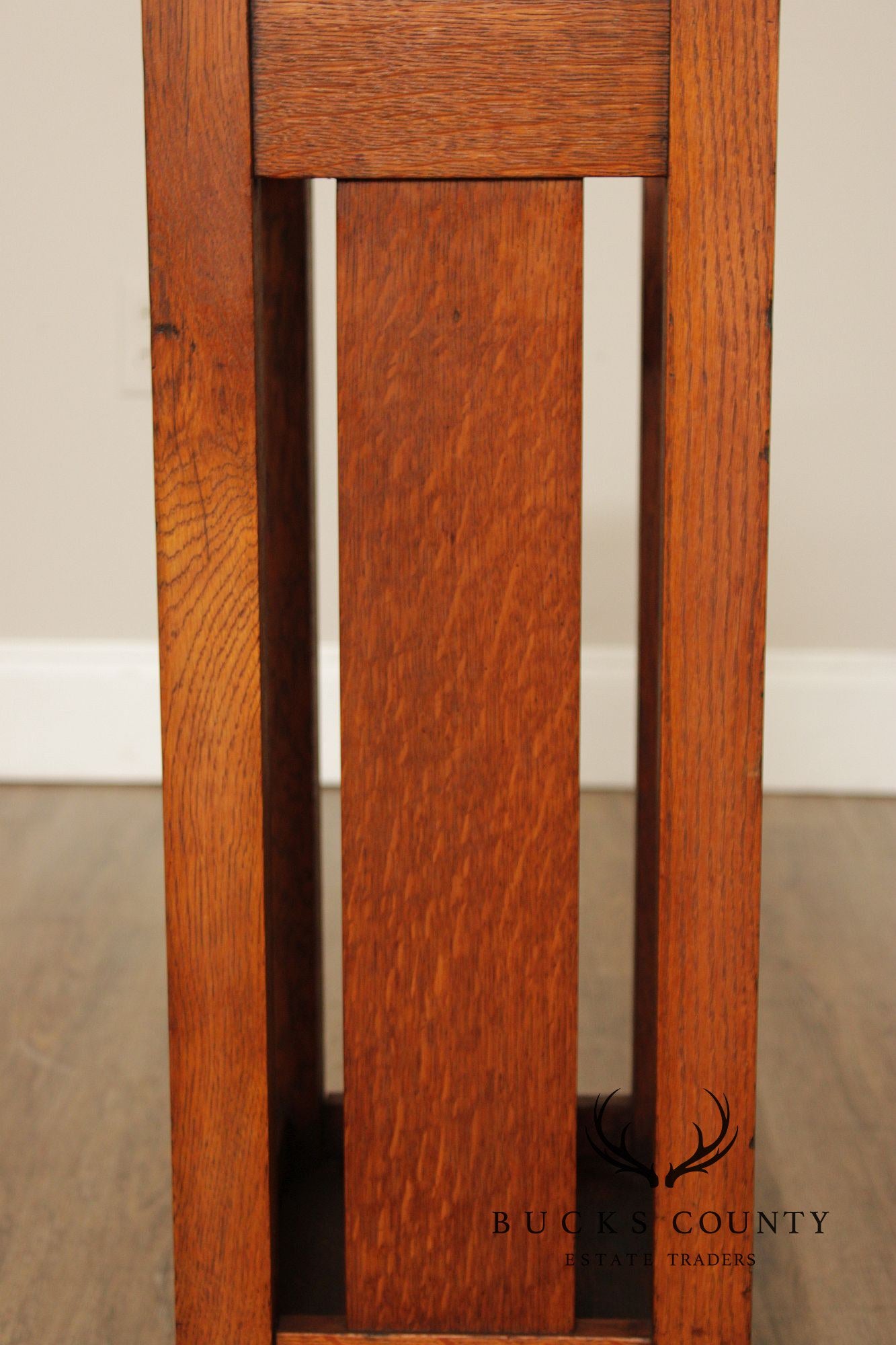 Stickley Brothers Antique Mission Oak Umbrella Stand