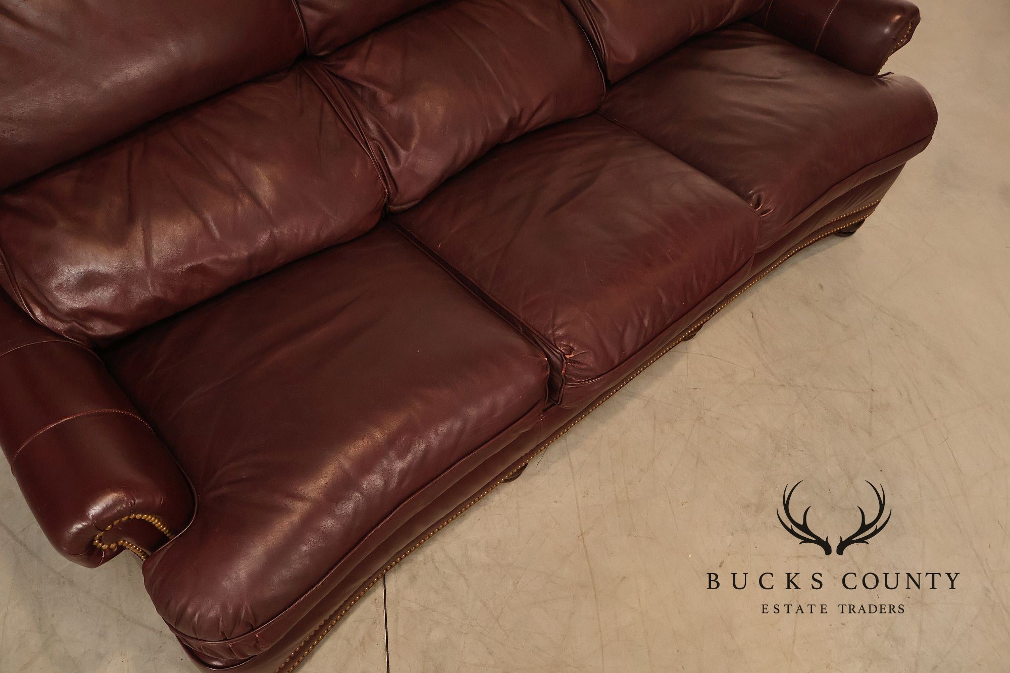 Hancock & Moore Austin High Back Leather Sofa