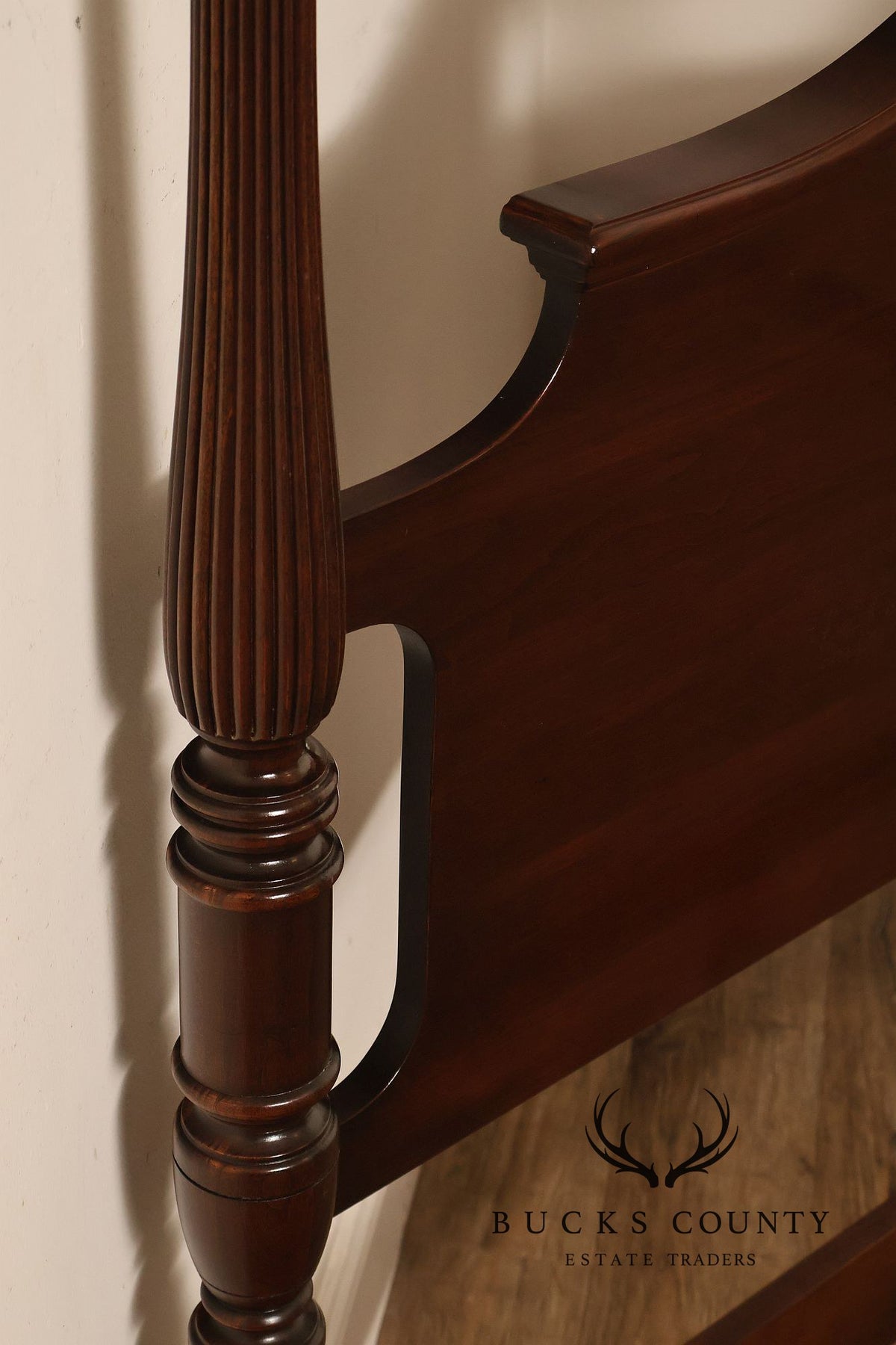 Ethan Allen 'Georgian Court' Queen Cherry Poster Bed