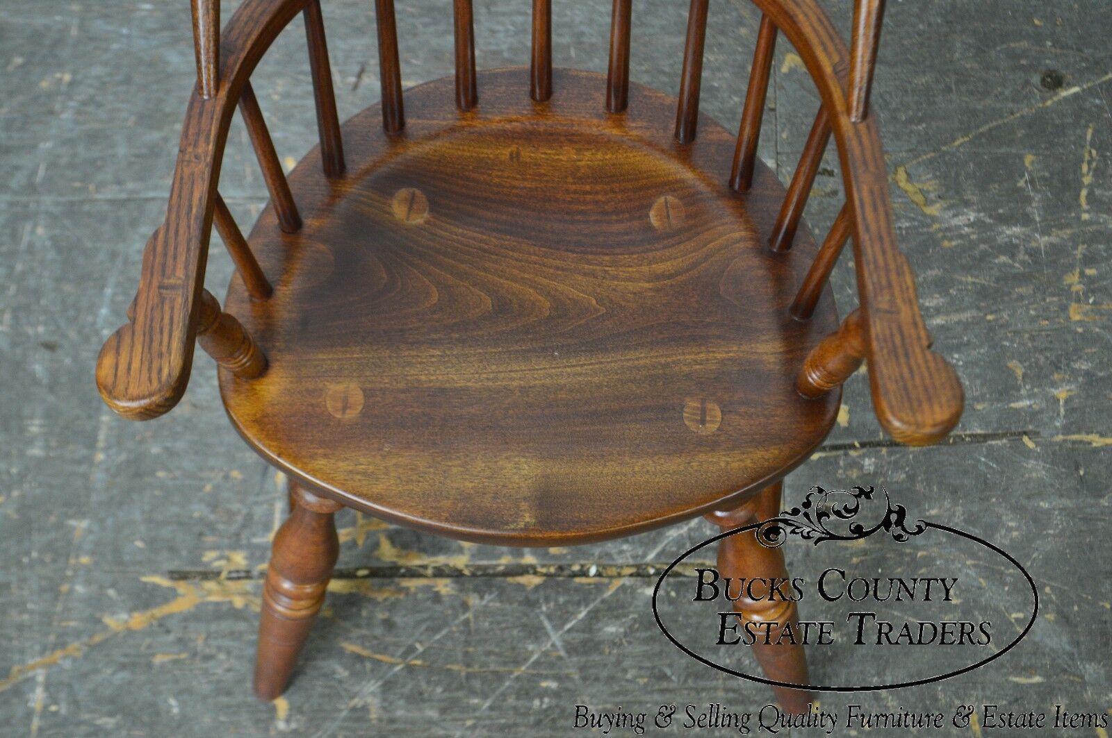 Frederick Duckloe & Bros Windsor Style Childs Diminutive Size Arm Chair