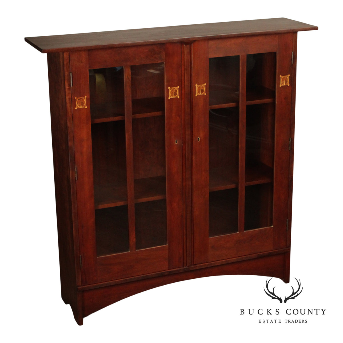 Stickley Mission Collection Cherry Harvey Ellis Bookcase