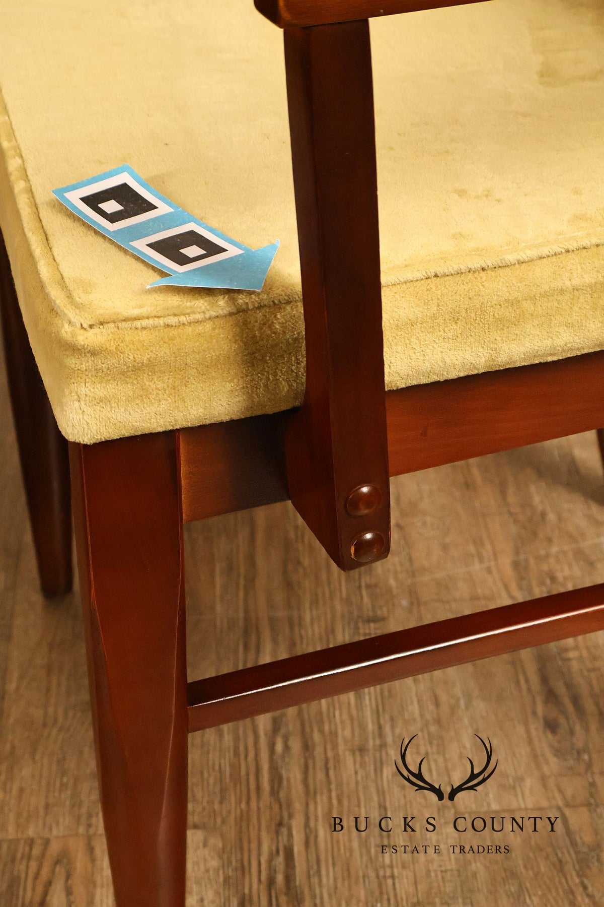 Mid Century Modern Set of Six Walnut Dining Chairs