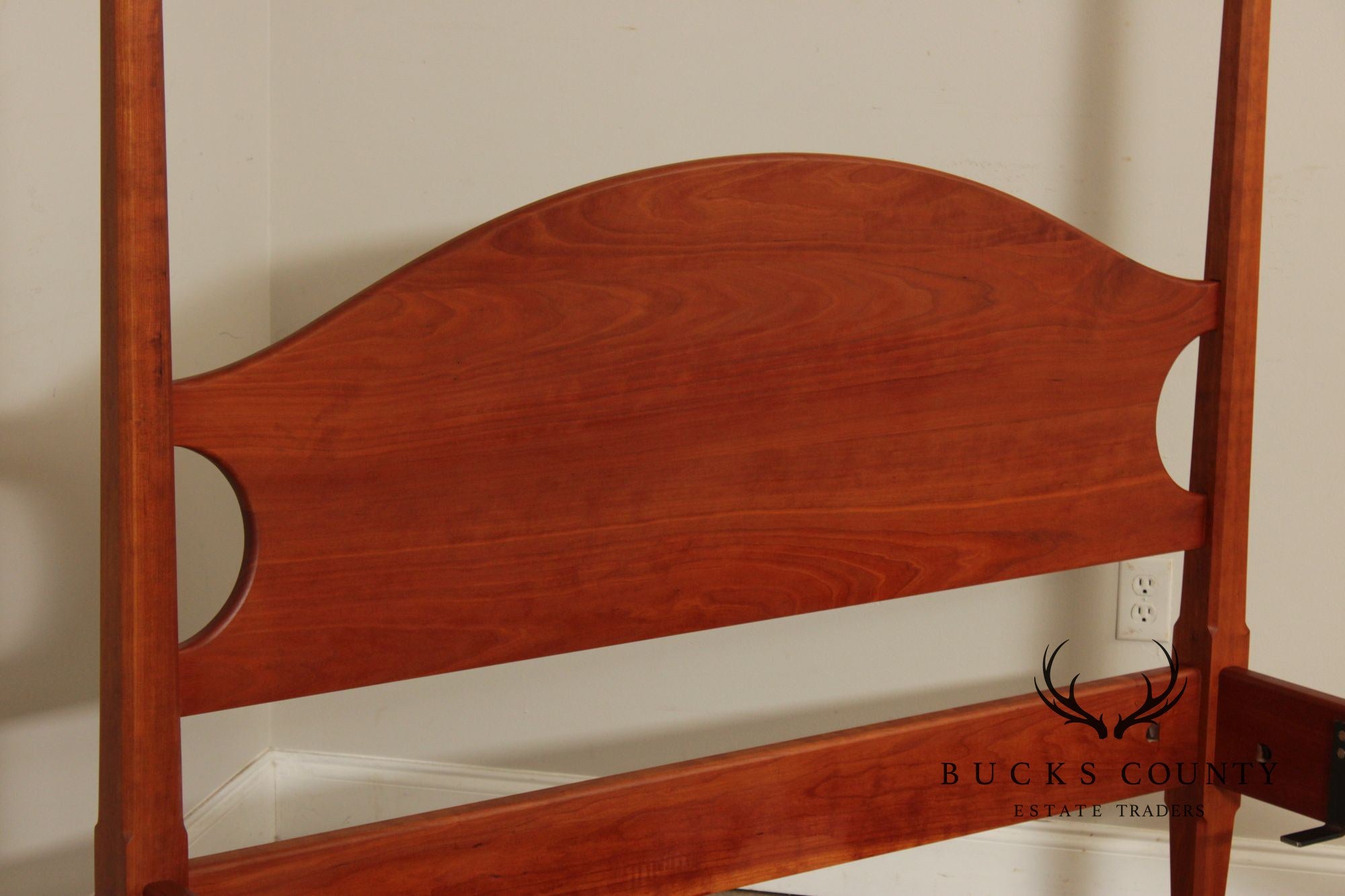 David Margonelli Custom Crafted Full Size Cherry Canopy Poster Bed