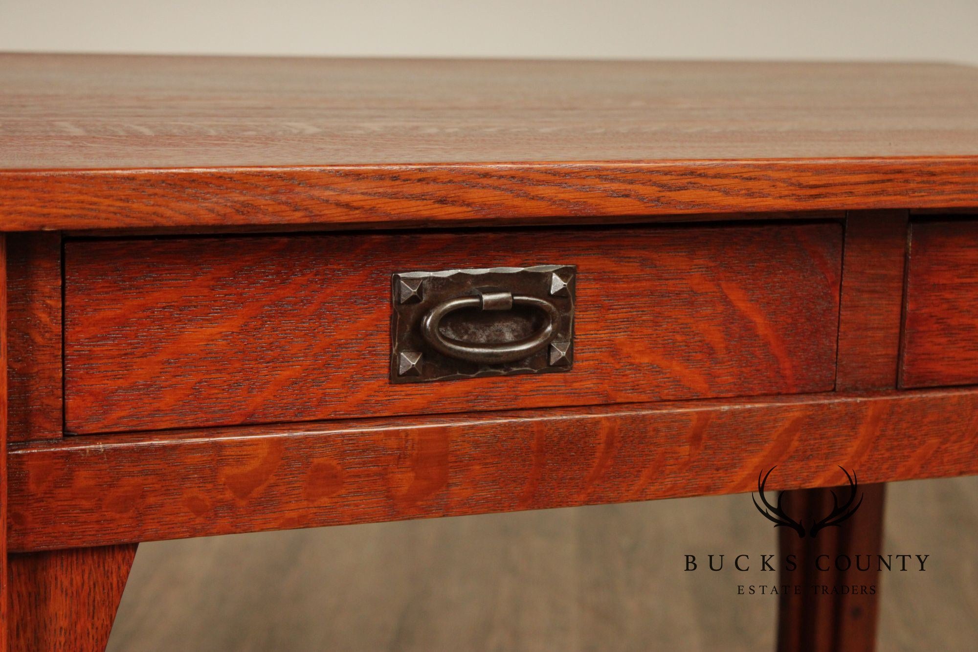 Gustav Stickley Antique Mission Oak Library Desk