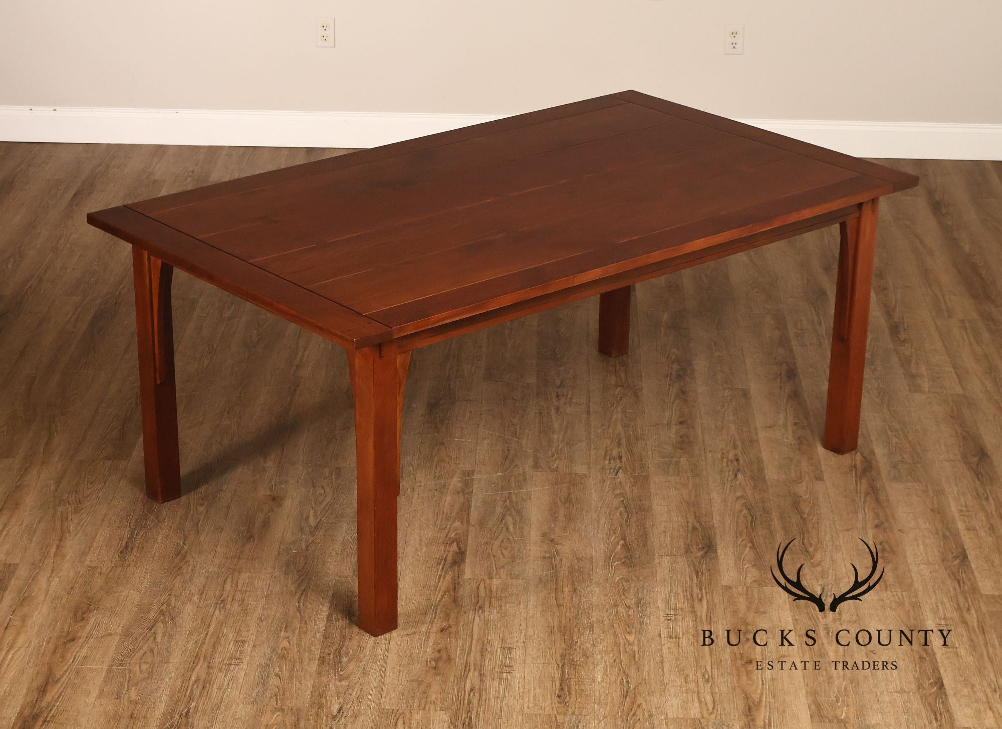 Stickley Mission Collection Cherry Extendable Dining Table