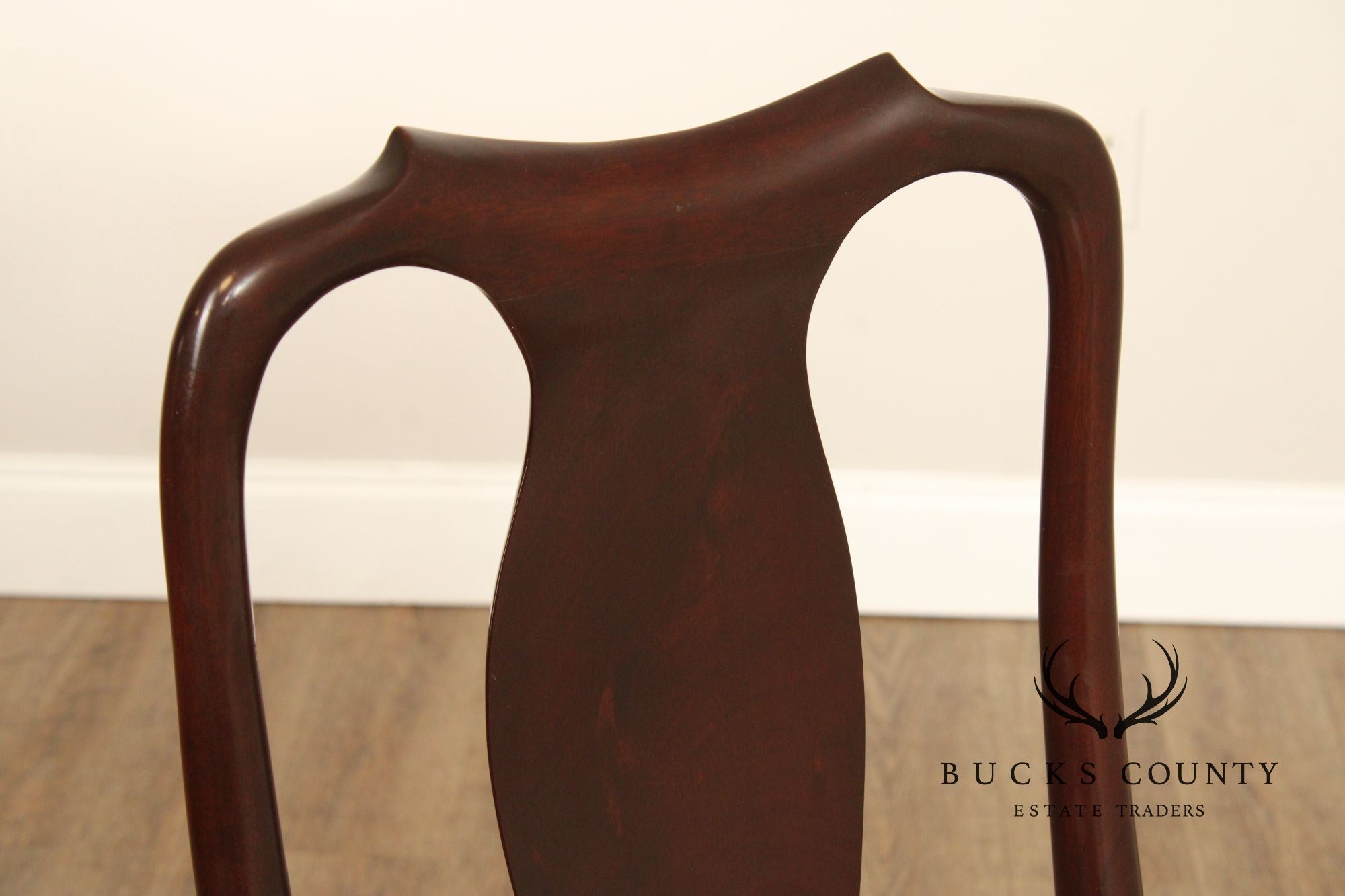 Stickley Williamsburg Reserve Set Of Six Mahogany Queen Anne Side Dining Chairs