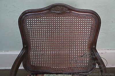 Quality French Louis XV Style Cane Back Arm Chair