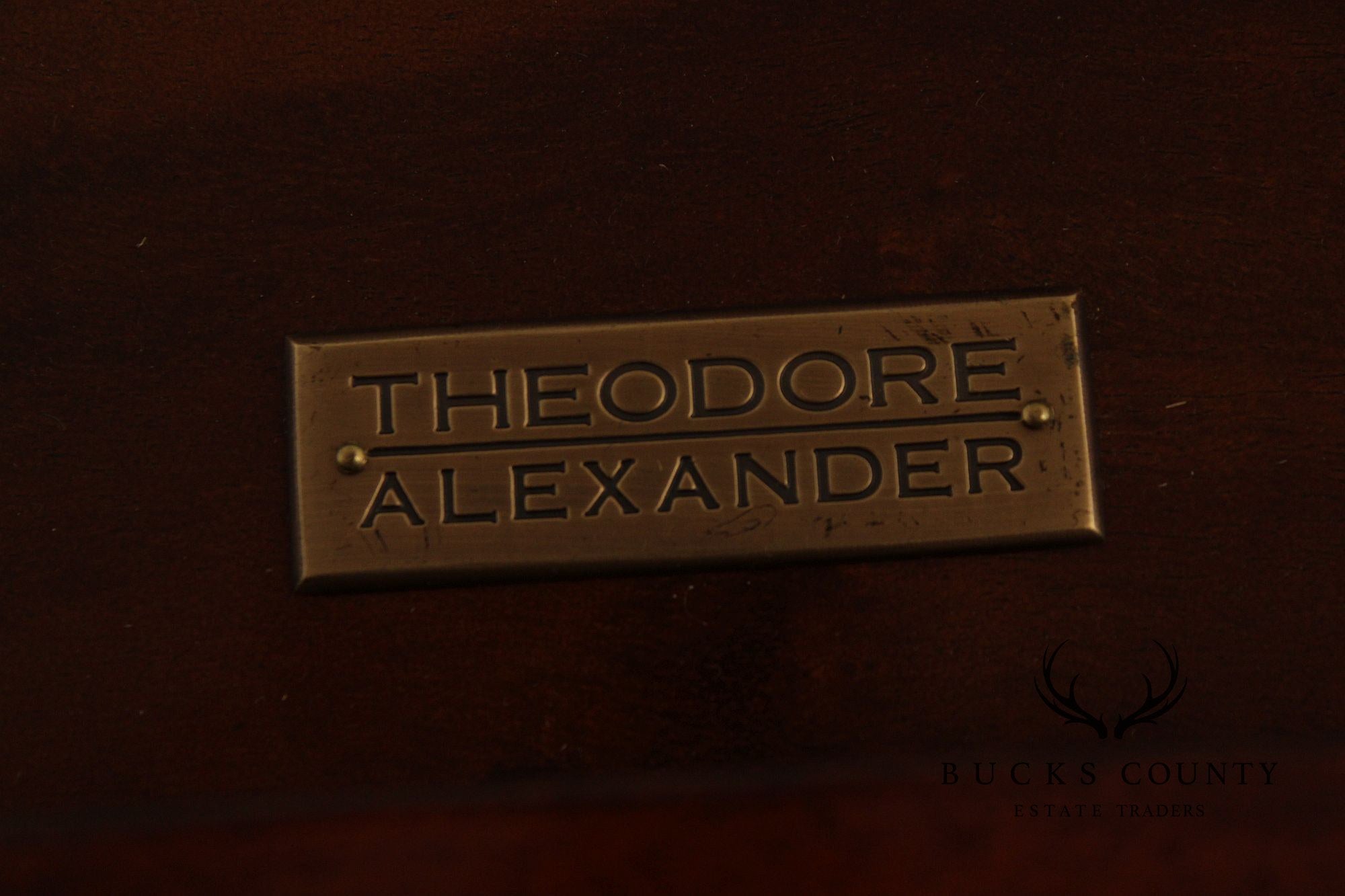Theodore Alexander 'Classical Gathering' Mahogany Coffee Table