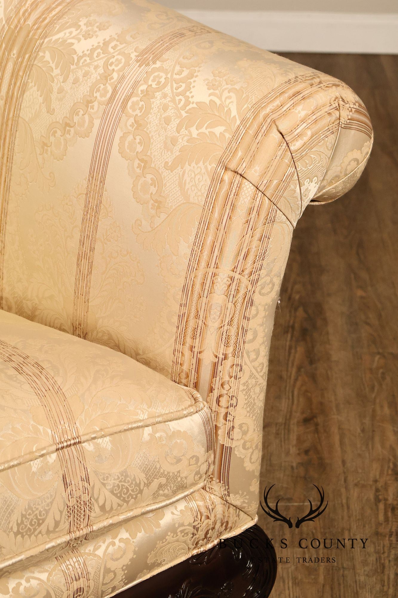 Century Furniture Chippendale Style Pair of Mahogany Sofas