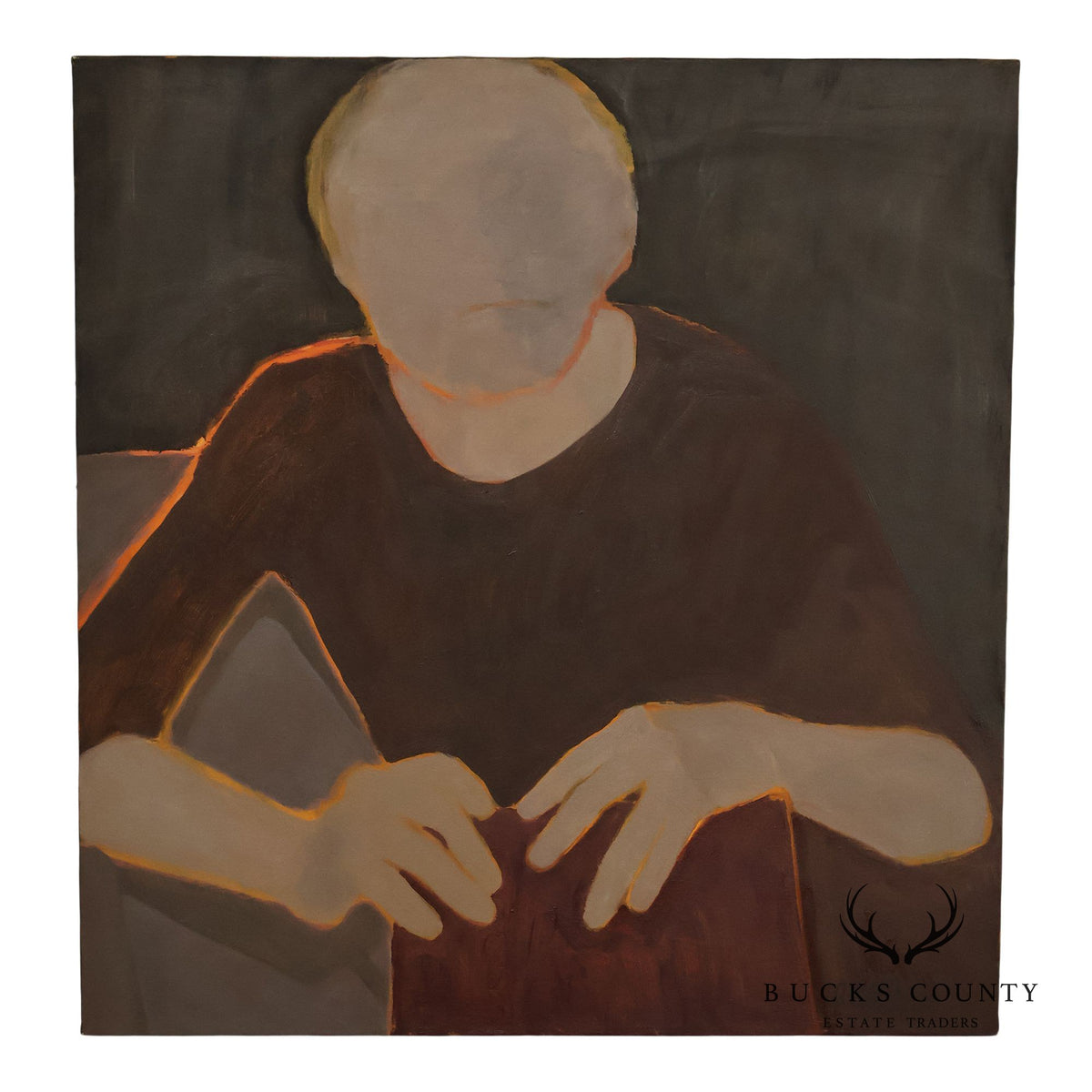 Anne Cooper Dobbins Oil Painting,  'Woman With Her Purse'