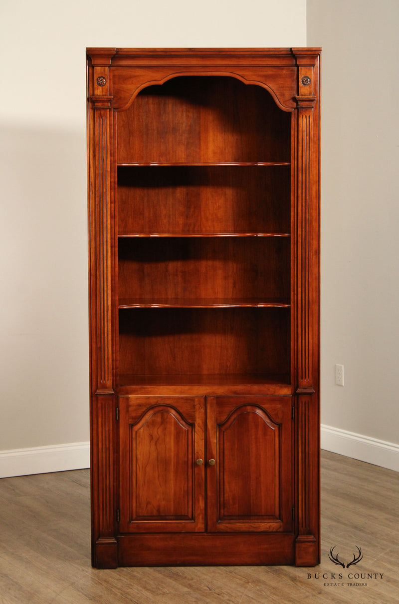 Statton Old Towne Cherry Pair of Tall Open Bookcases