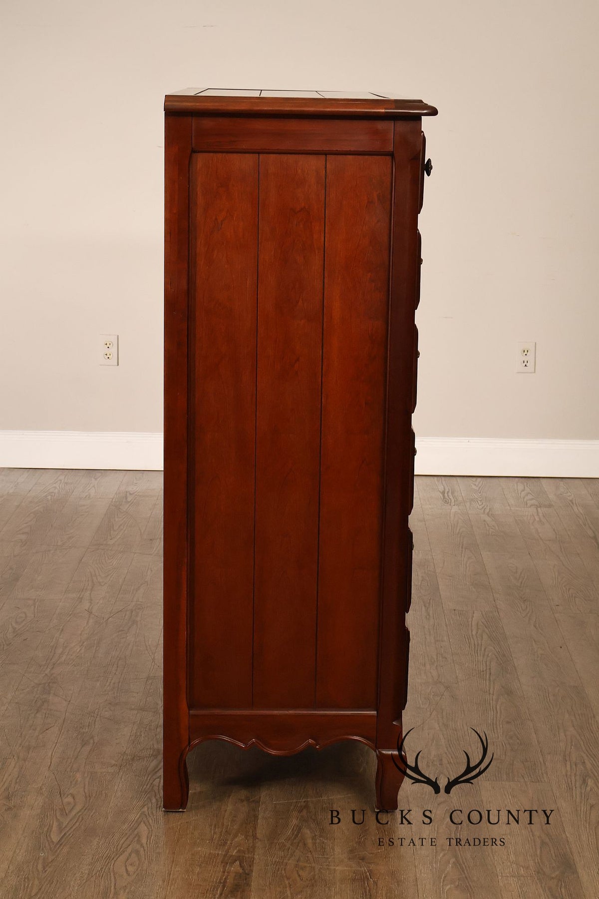 Thomasville Montrachet Collection French Provincial Cherry Tall Chest Of Drawers
