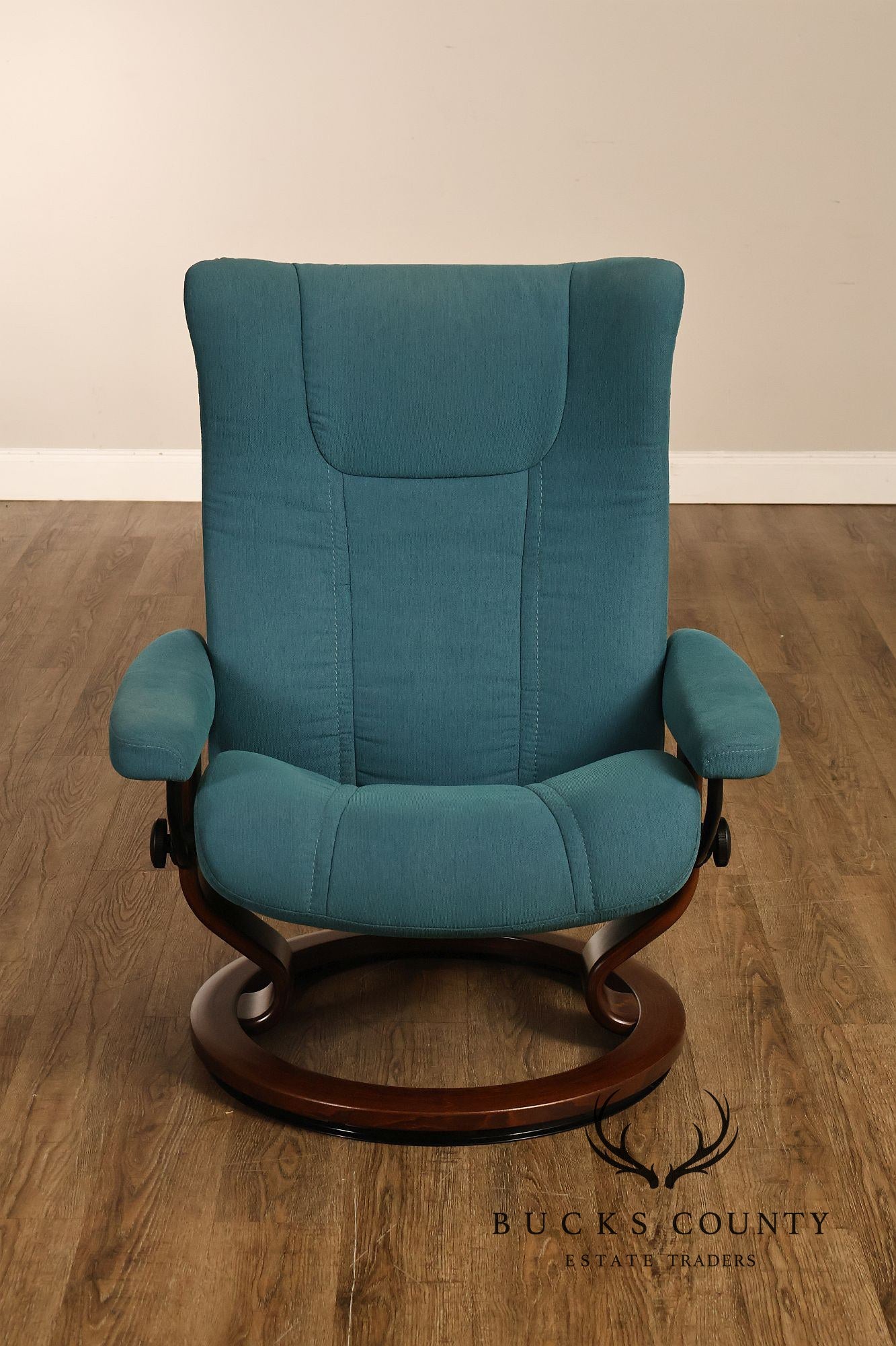 Ekornes Stressless Reclining Wing Chair and Ottoman