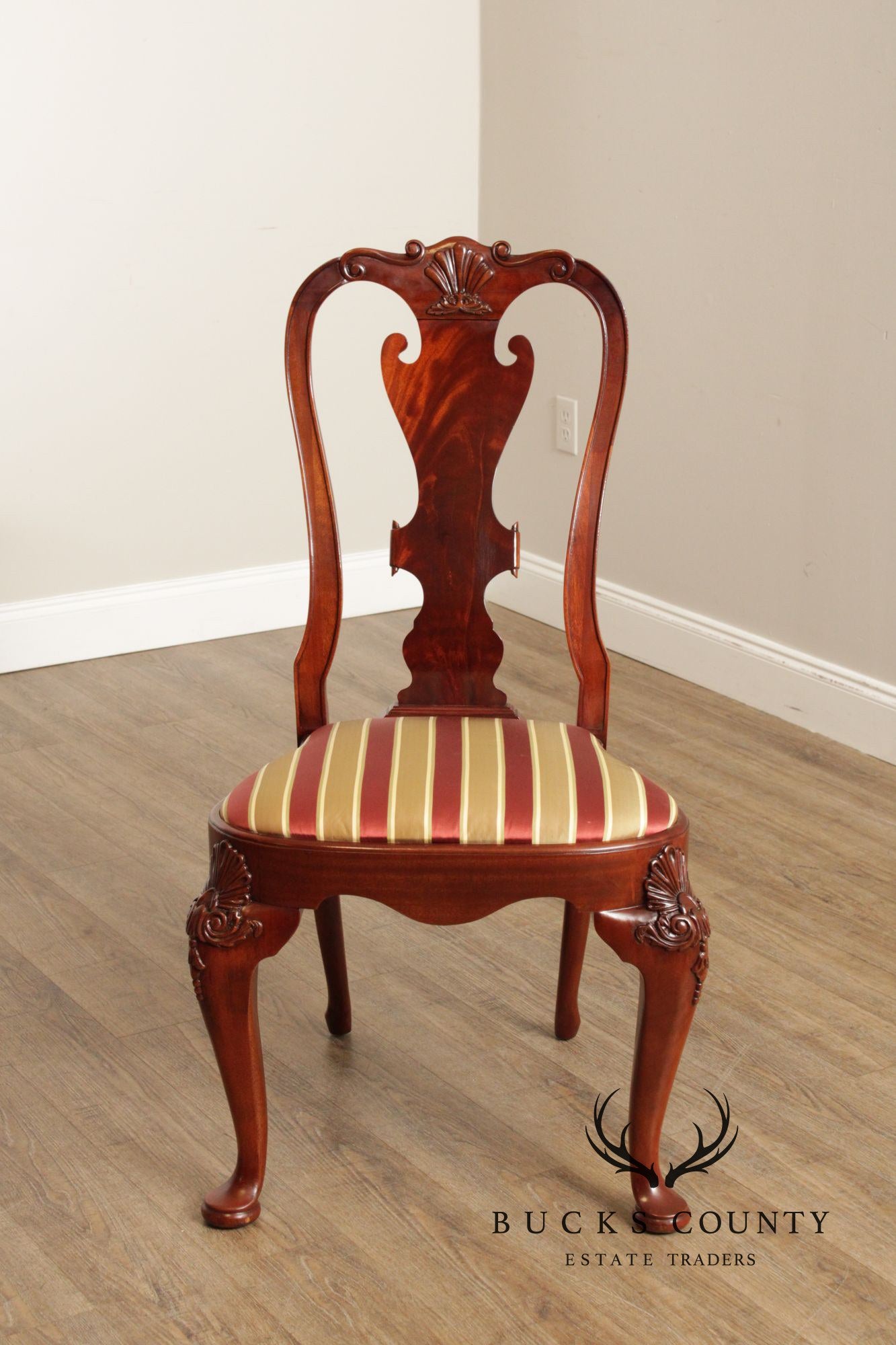 Hickory Chair Georgian Style Set of Six Mahogany Dining Chairs