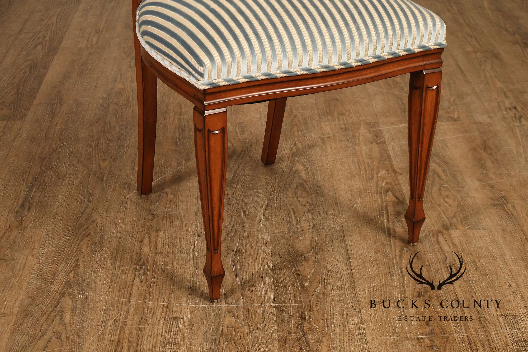 Hepplewhite Style Quality Set of Four Shield Back Dining Chairs