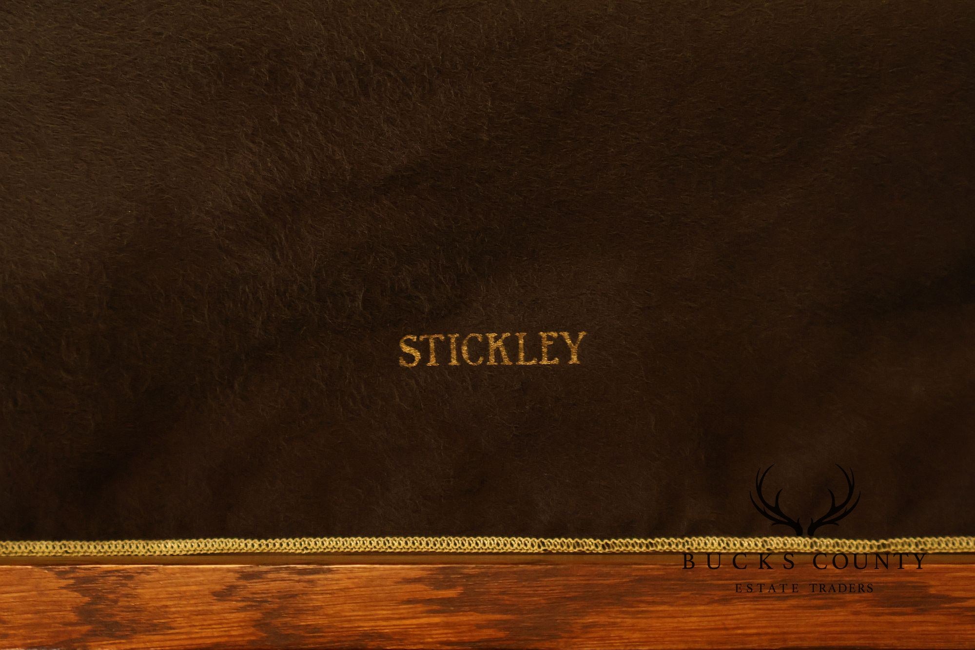 Stickley Mission Collection Oak Harvey Ellis Inlaid Server