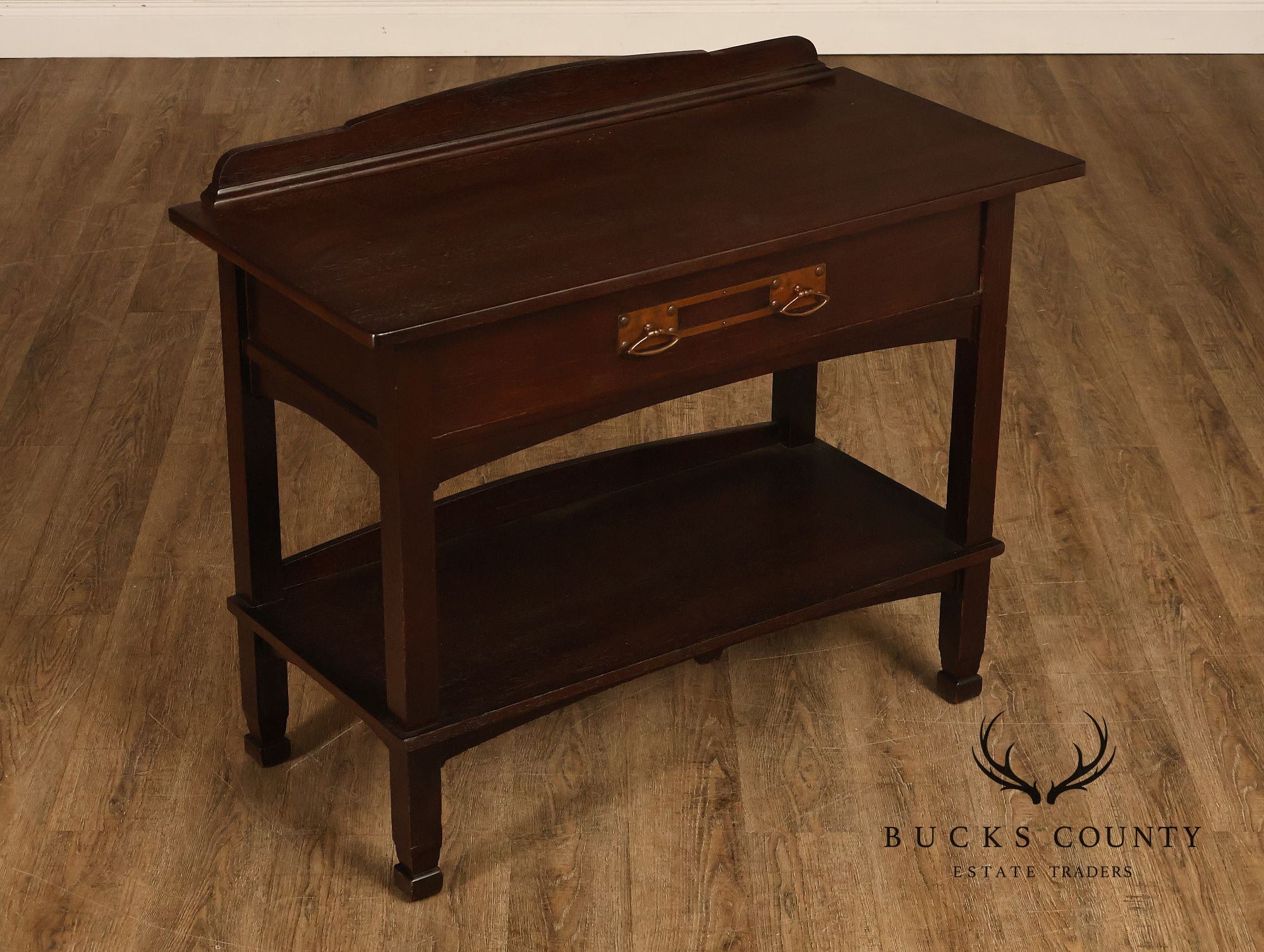 Antique Mission Oak Server Sideboard