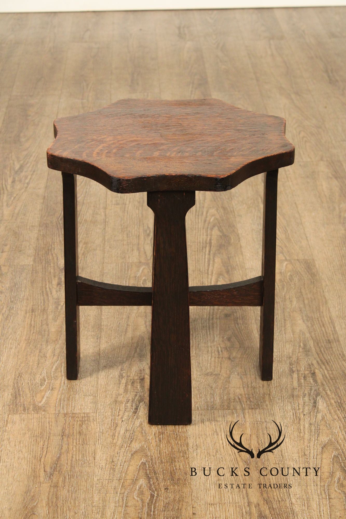 Grand Rapids Arts & Crafts Antique Oak Tabouret