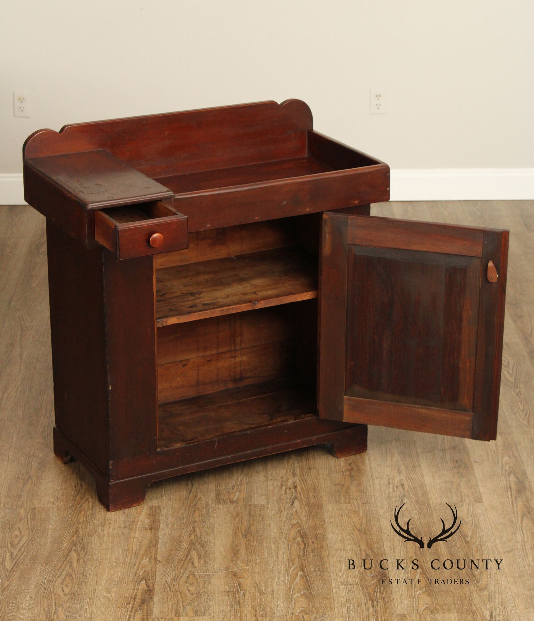 Antique Farmhouse Pine Dry Sink