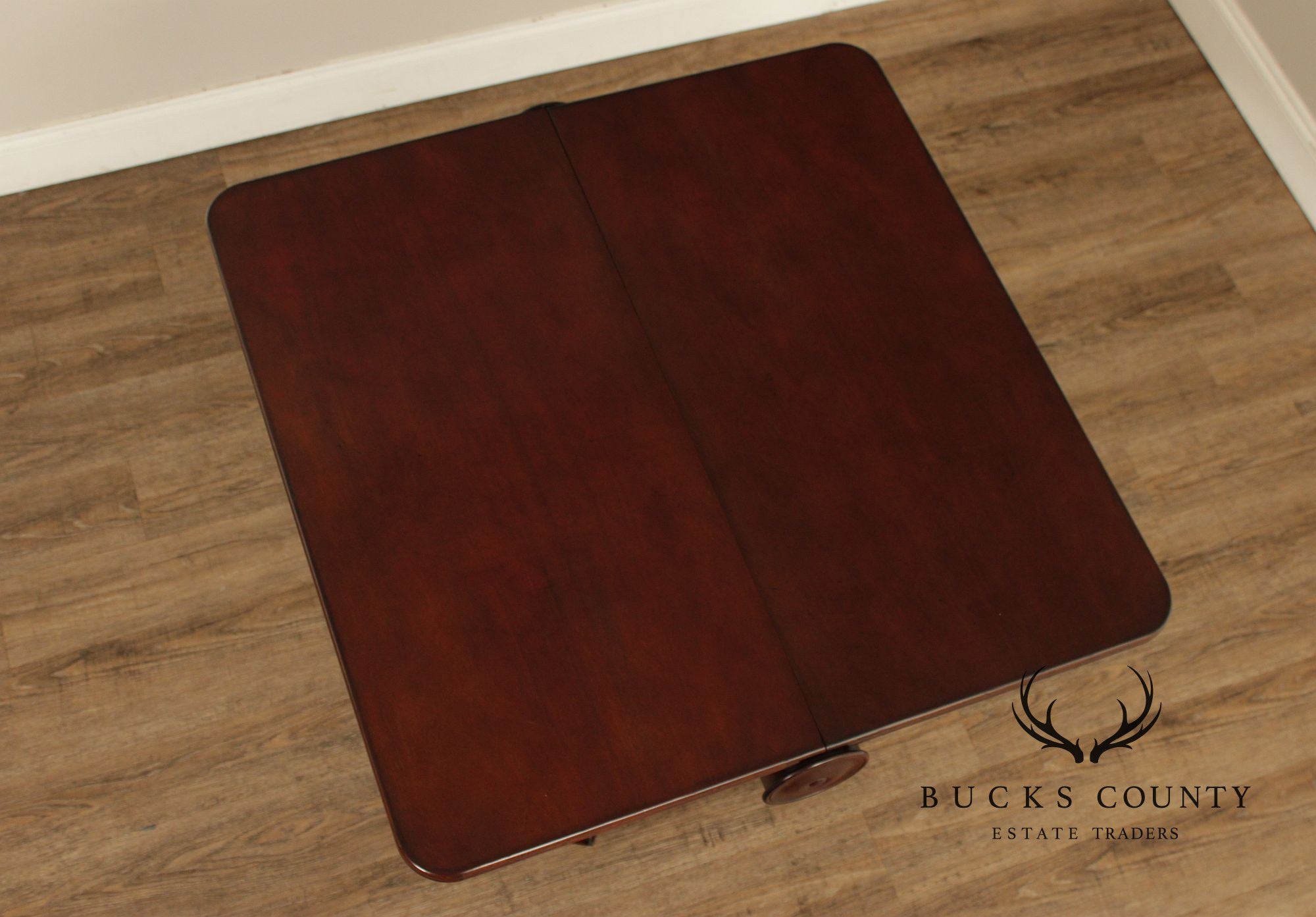 Century Oscar De La Renta Designed Mahogany Drop Leaf Table