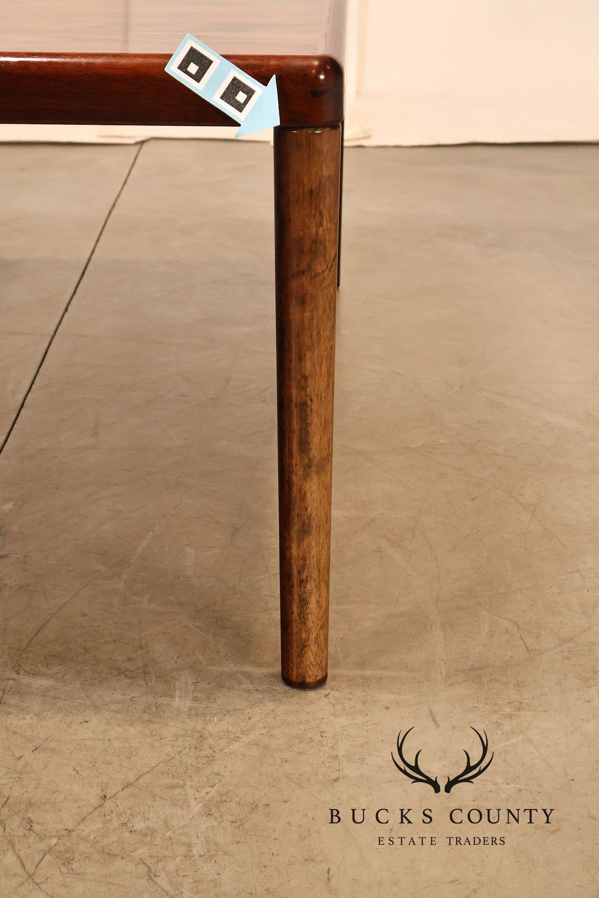 Dyrlund Danish Modern Rosewood Extension Dining Table