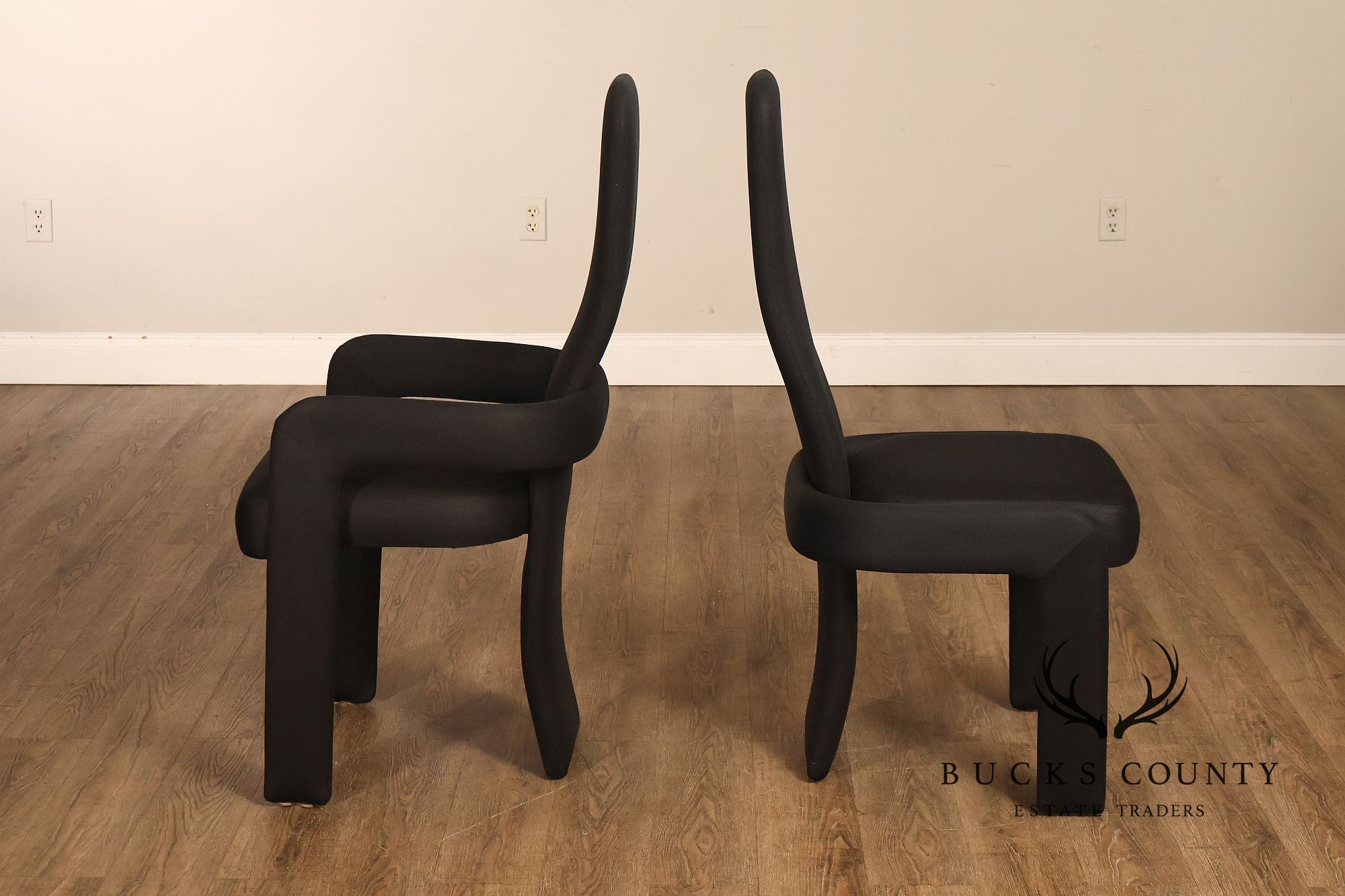 Post Modern Set of Six Dining Chairs