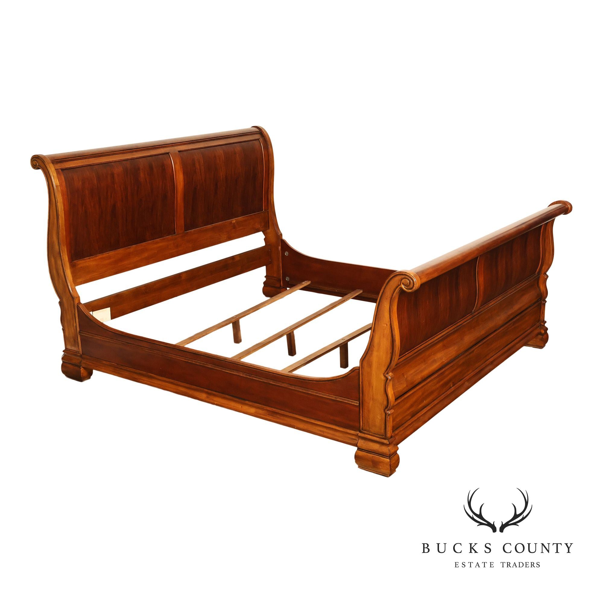 Ethan Allen Tuscany Collection King Size Sleigh Bed