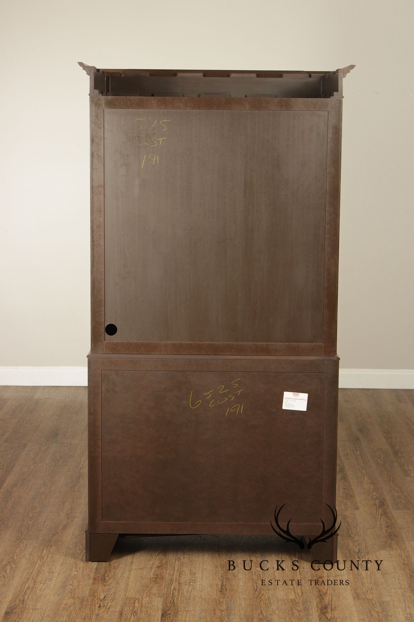 Trosby Furniture English Mahogany Armoire Cabinet