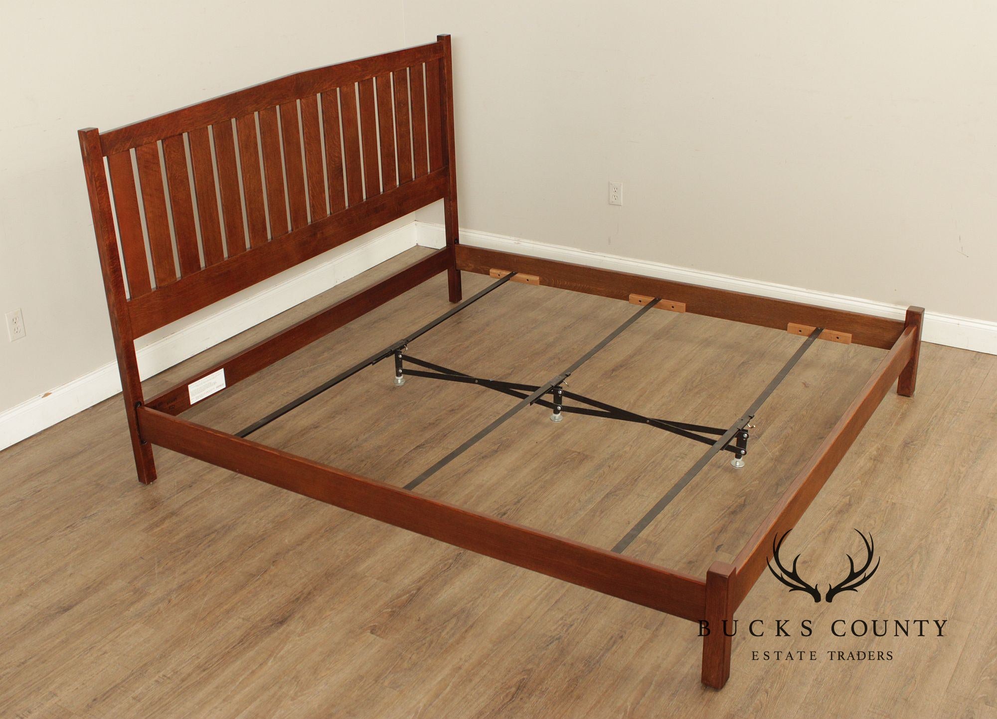 Stickley Mission Collection Oak King Size Bed