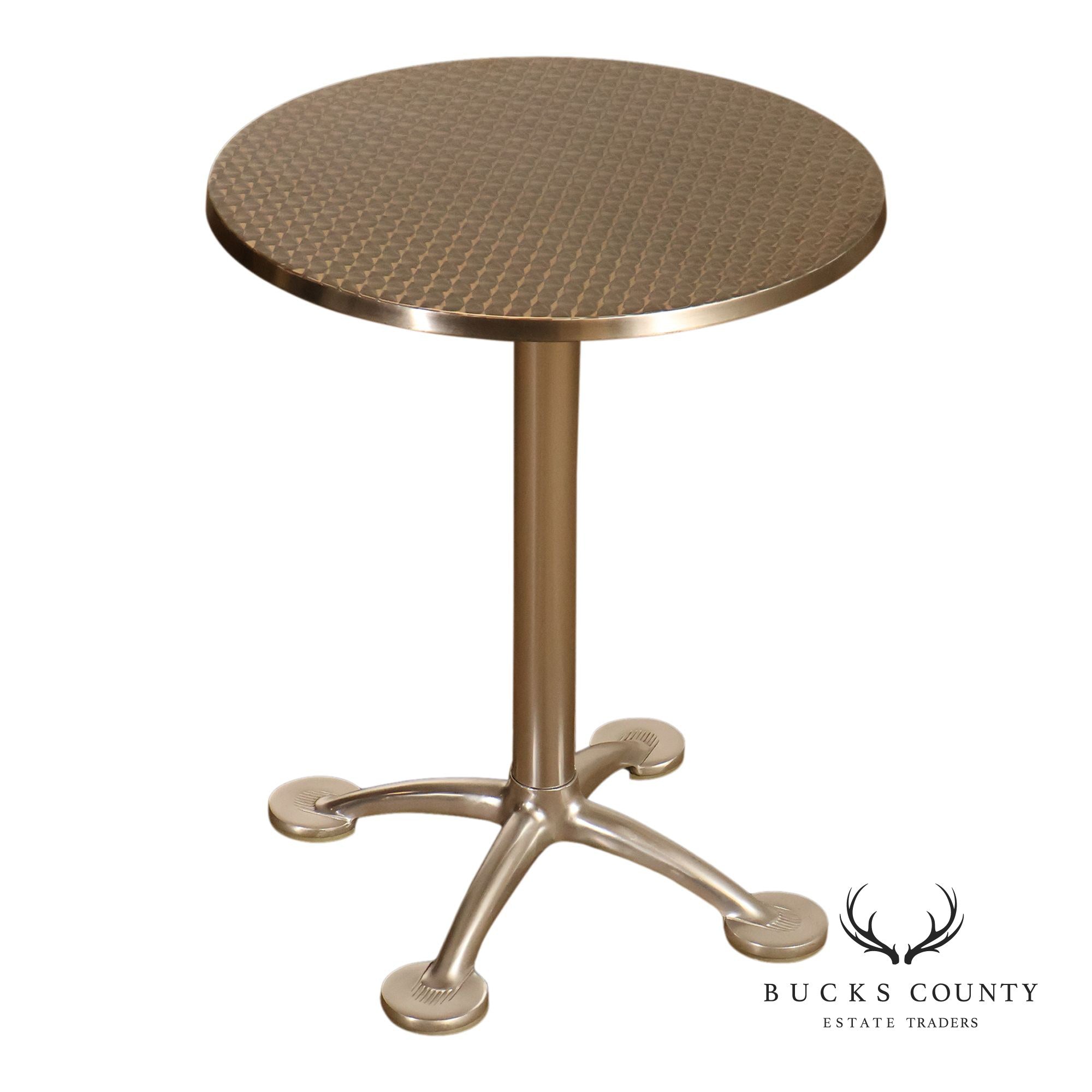 Knoll Polished Aluminum 'Amat 3' Side Table