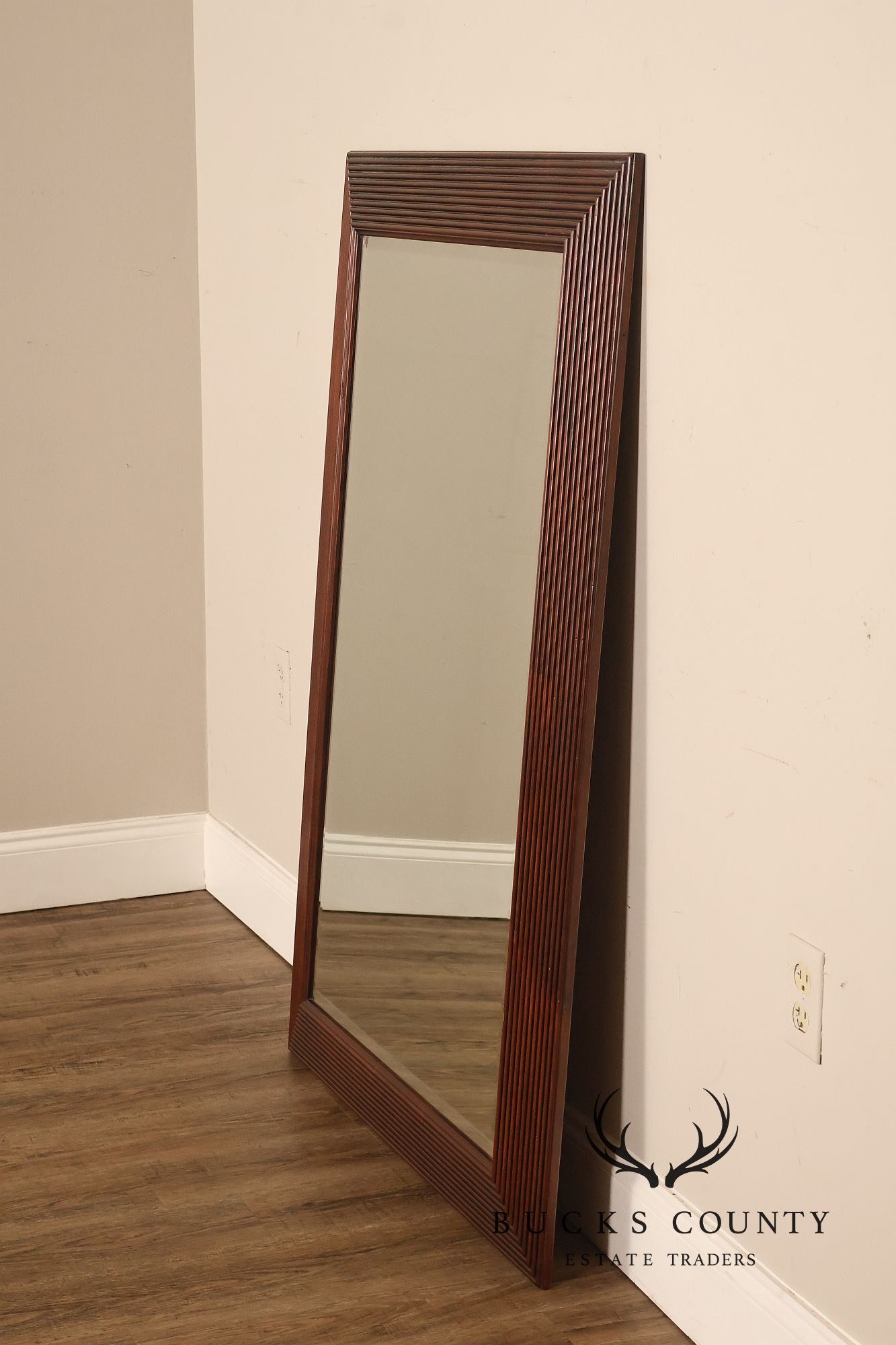 Ethan Allen 'British Classics' Reeded Frame Wall Mirror