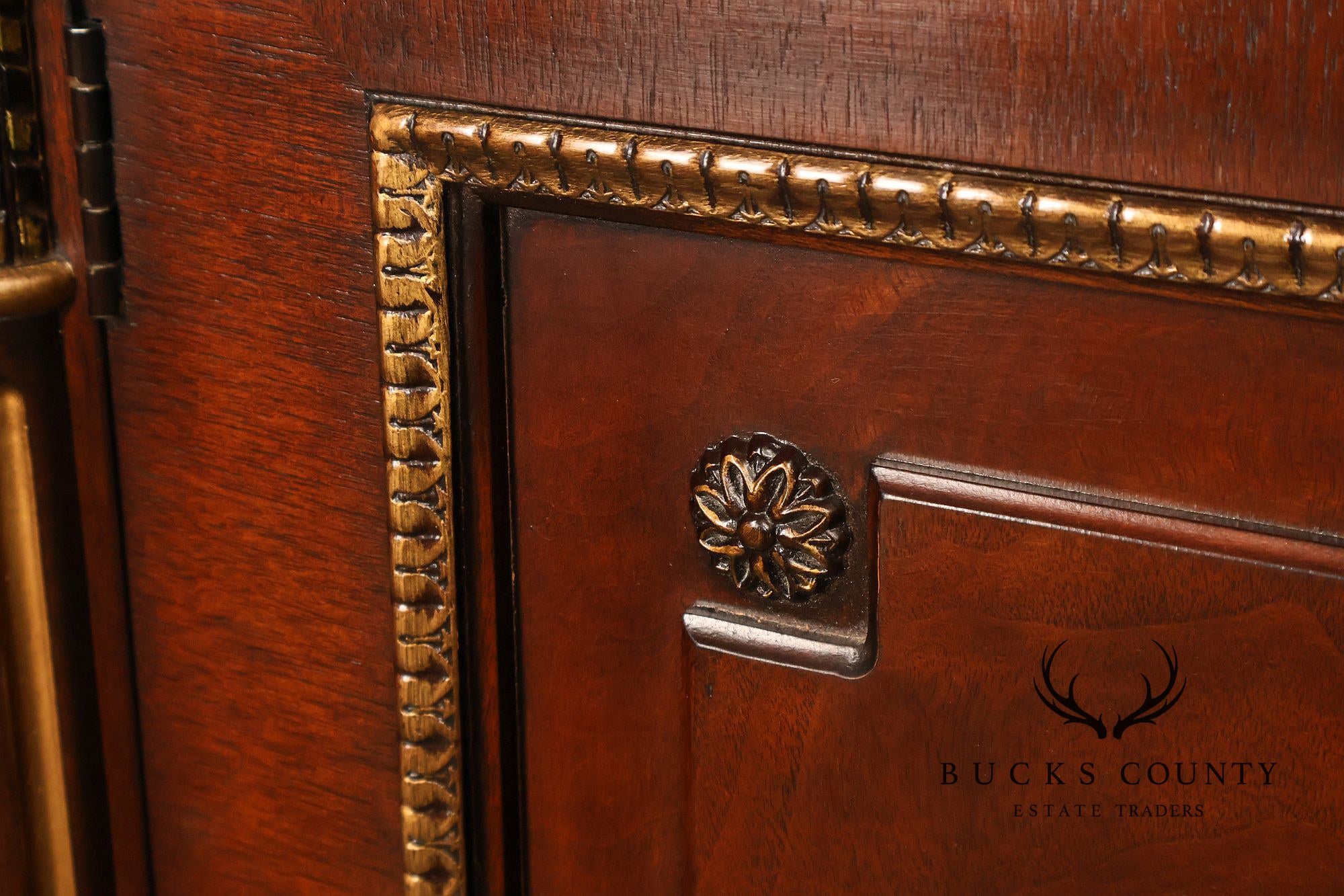 EJ Victor Mahogany Neoclassical Louis XVI Style Sideboard