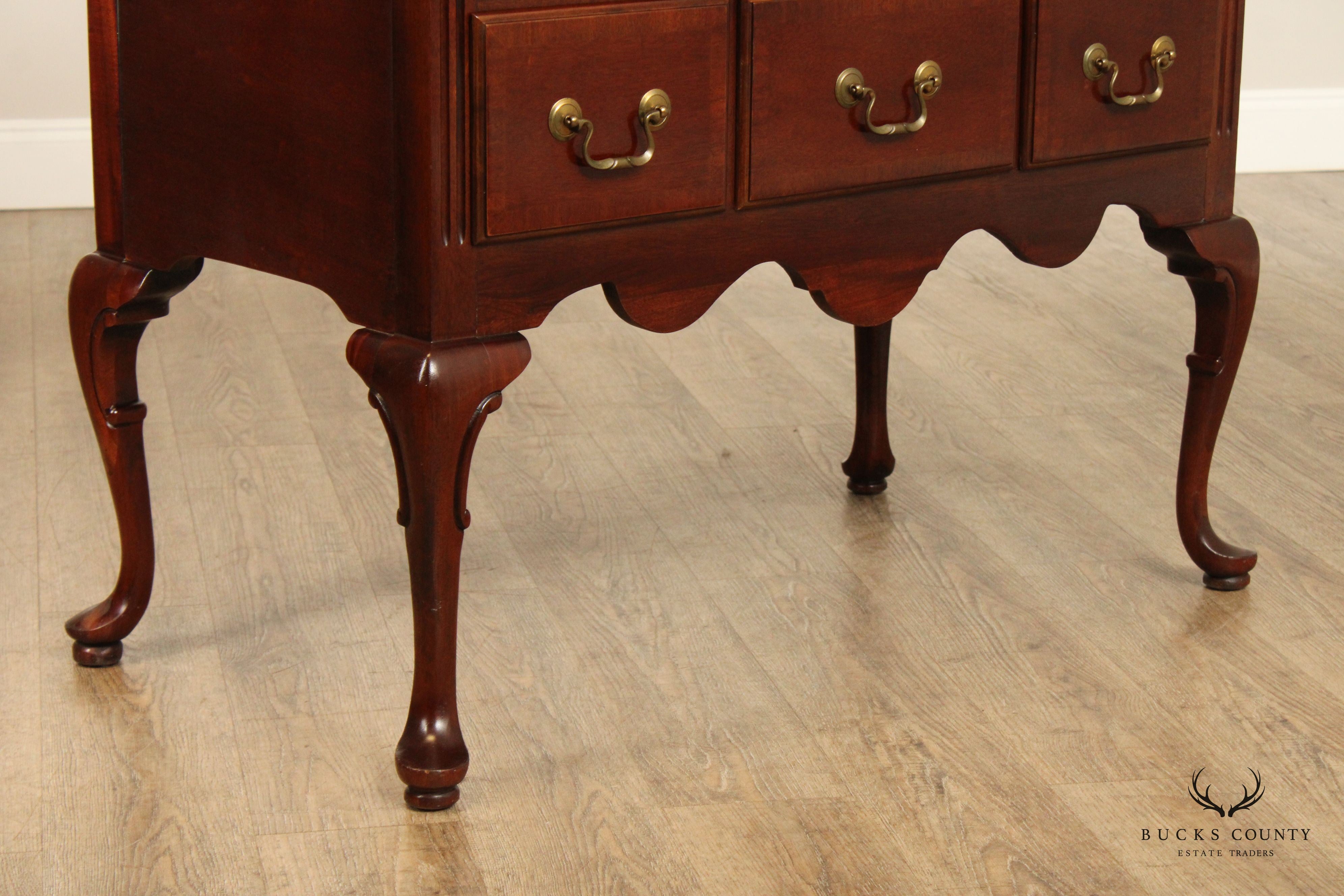 Lexington Queen Anne Style Mahogany Highboy