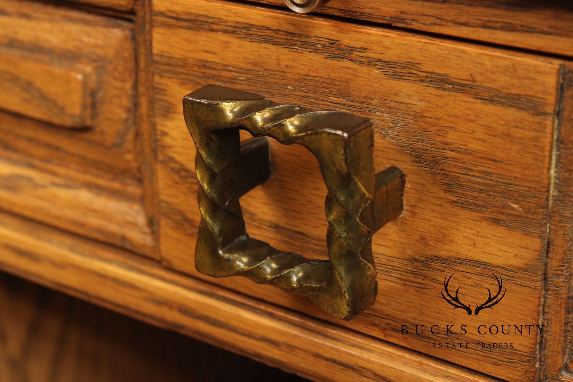 Romweber Viking Oak Bookcase Office Credenza