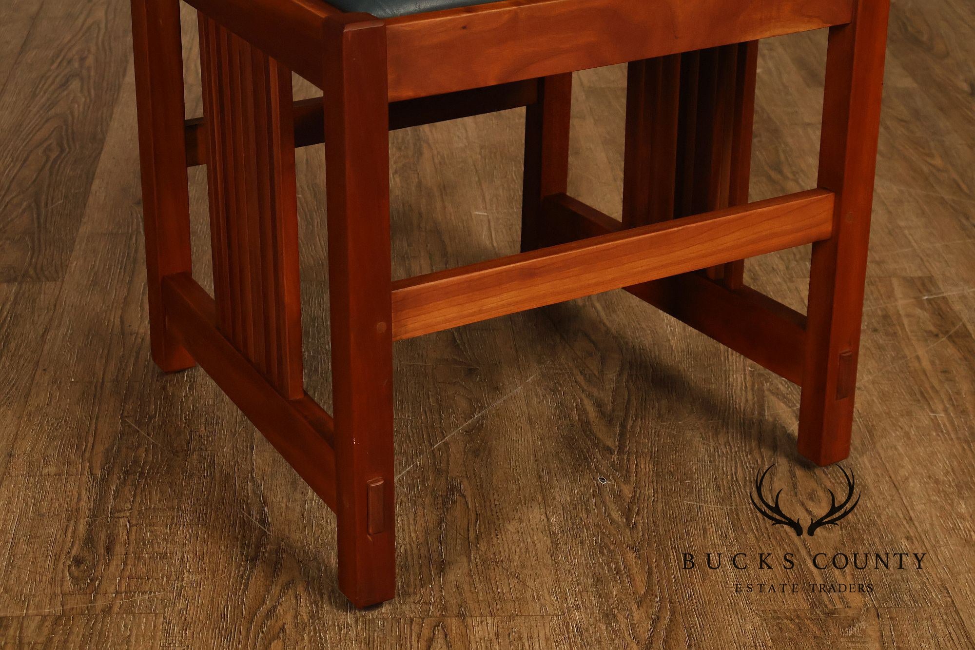 Stickley Mission Collection Cherry Set Of 6 Spindle Back Dining Chairs