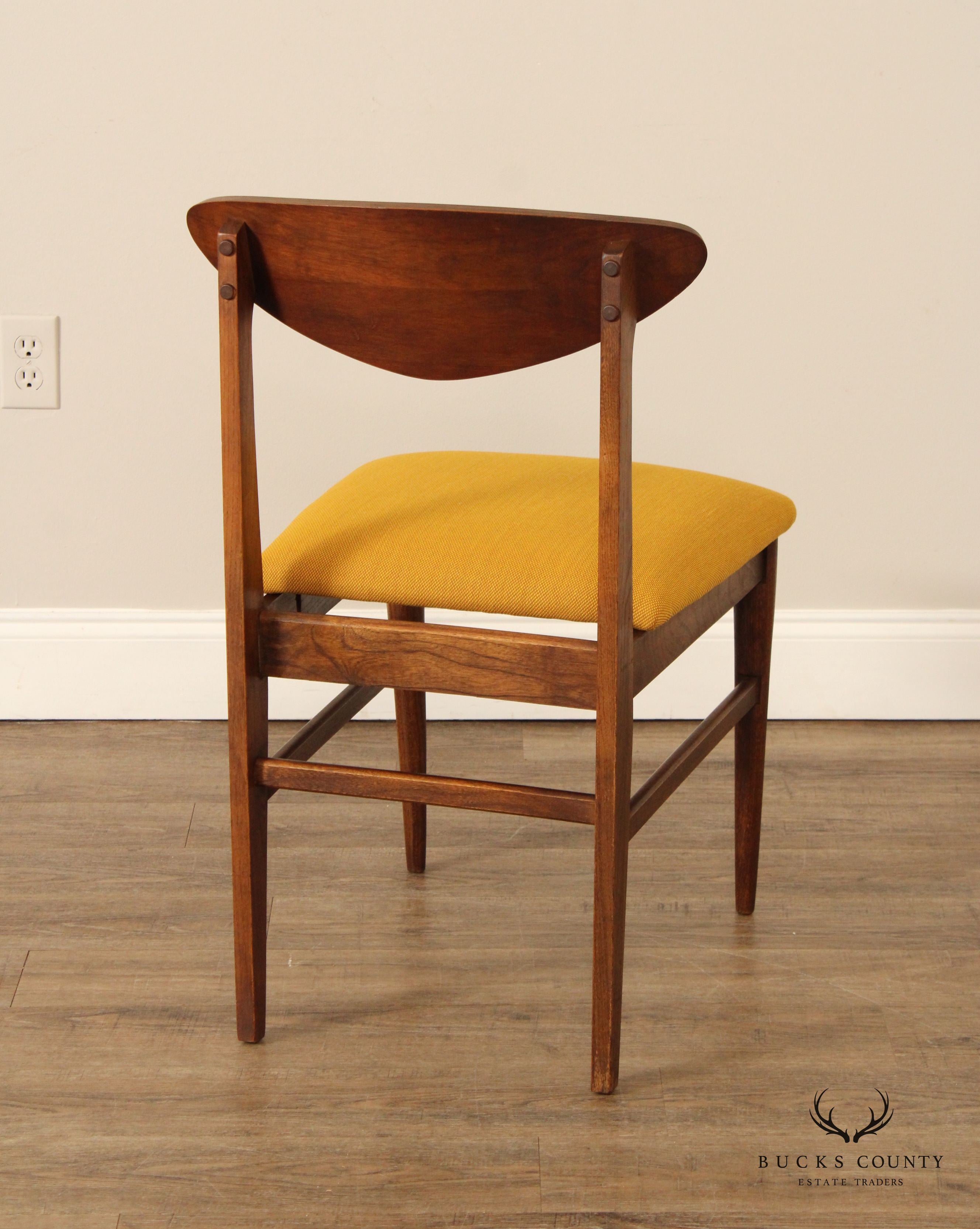 Mid Century Modern Walnut Side Chair