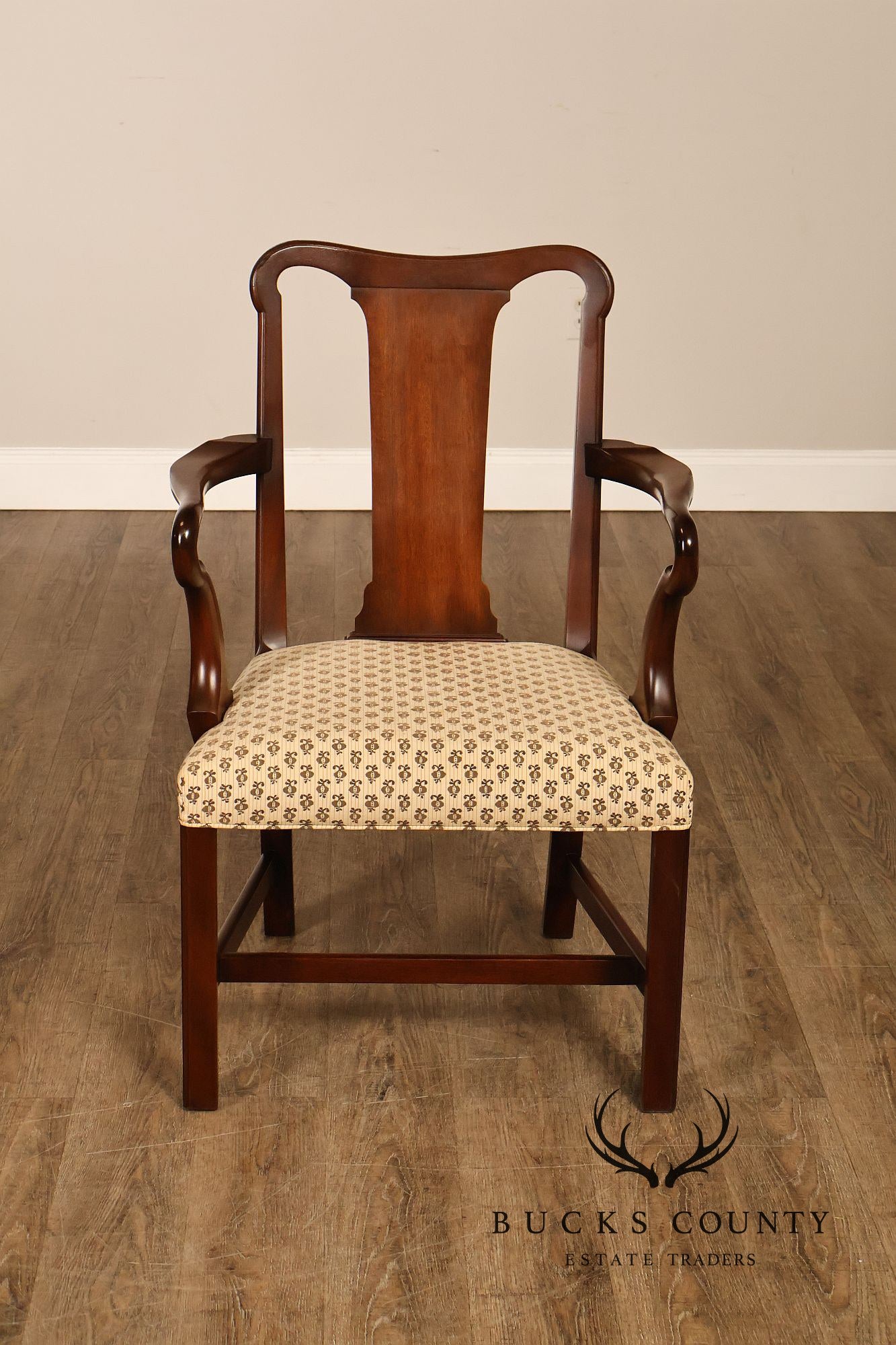Kittinger Colonial Williamsburg Adaptation Set Of Eight Mahogany Dining Chairs