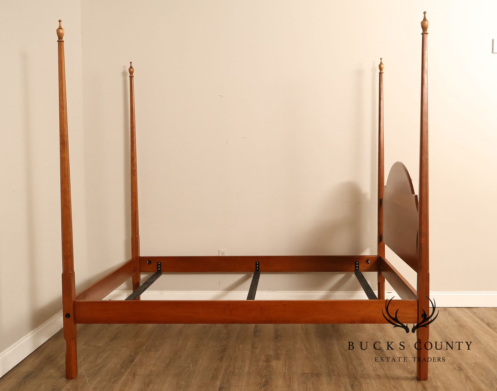 Custom Quality Solid Cherry Queen Size Poster Bed