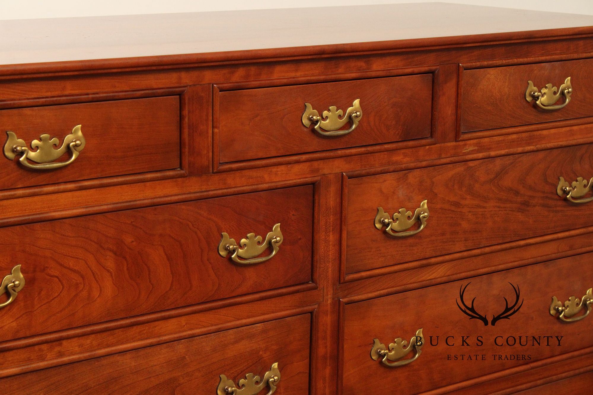 Stickley Chippendale Style Cherry Chest of Drawers