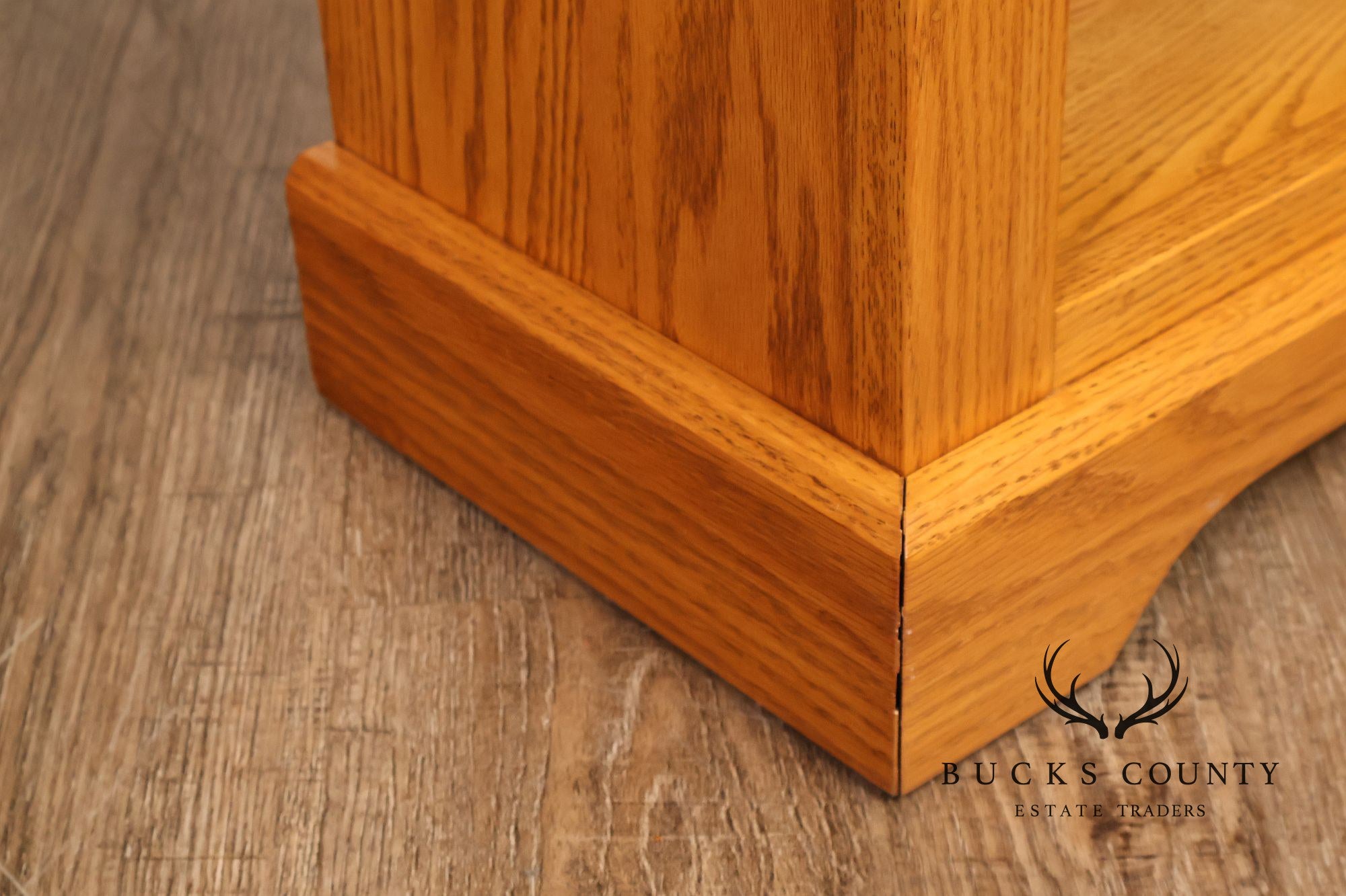 Hunt Country Furniture Oak Low Bookcase