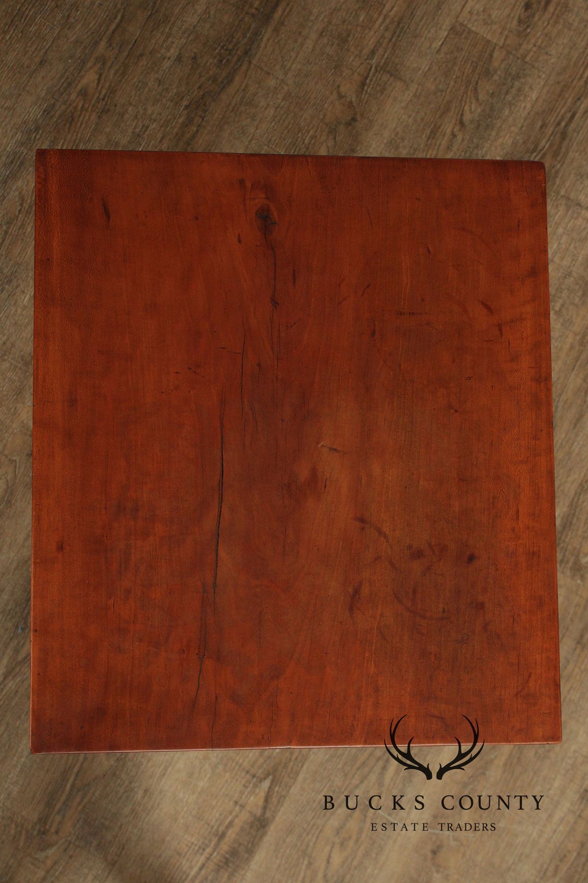Antique Chippendale Cherry One-Drawer Work Table