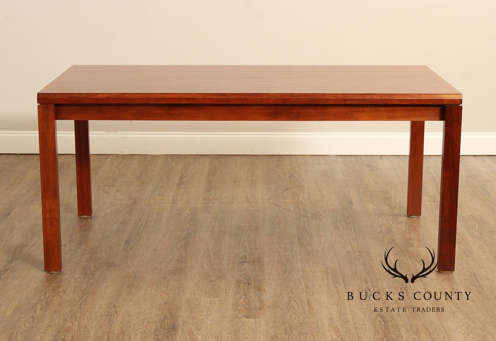 Moreddi Danish Modern Teak Draw-Leaf Dining Table