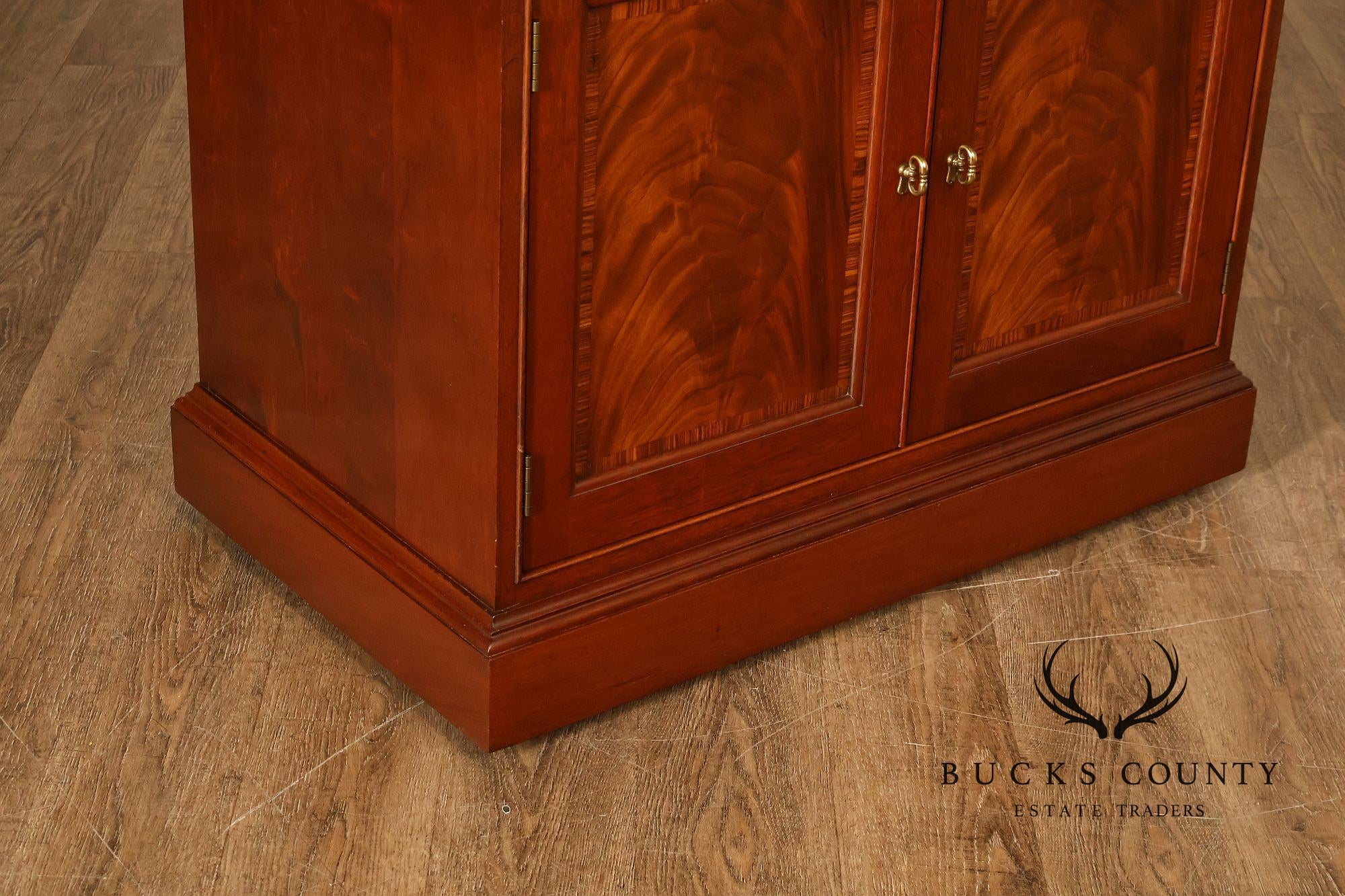 Stickley Traditional Mahogany Flip-Top Server Cabinet